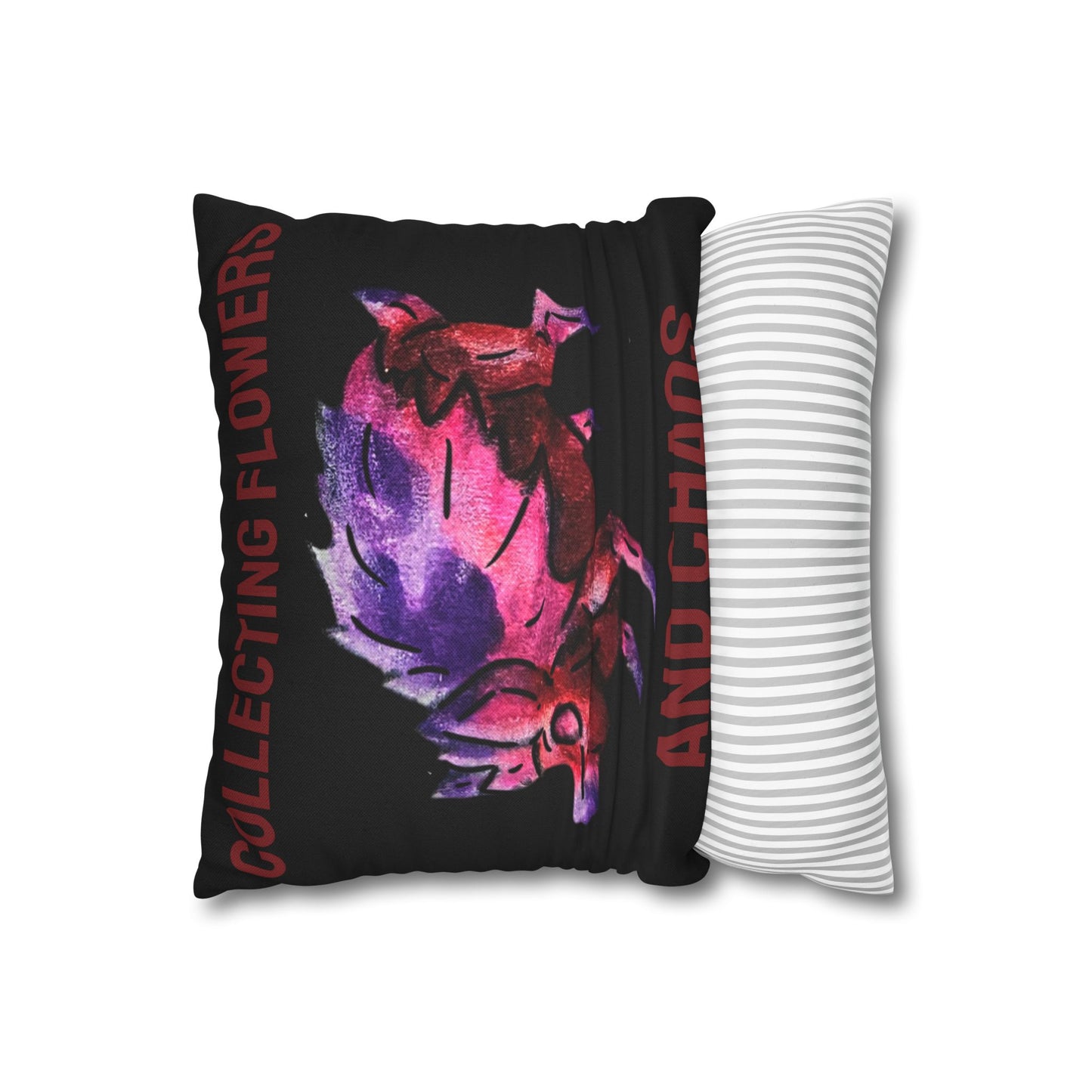 Chibi Azalea the Hedgehog- Chibi Hedgehog- Cute Animal - Double-Sided Pillowcase