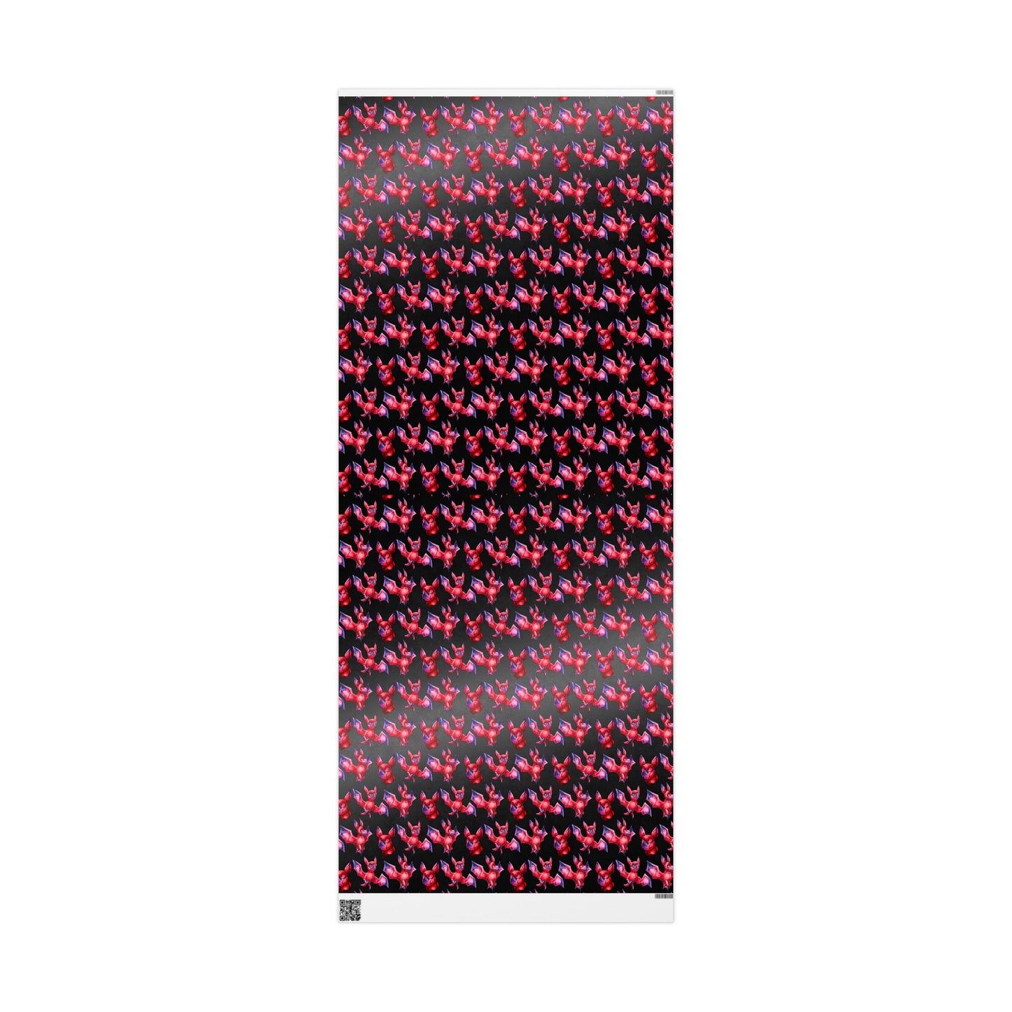 Chibi Myra the Bat- Pattern- Chibi Bat- Cute Animal - Wrapping Paper