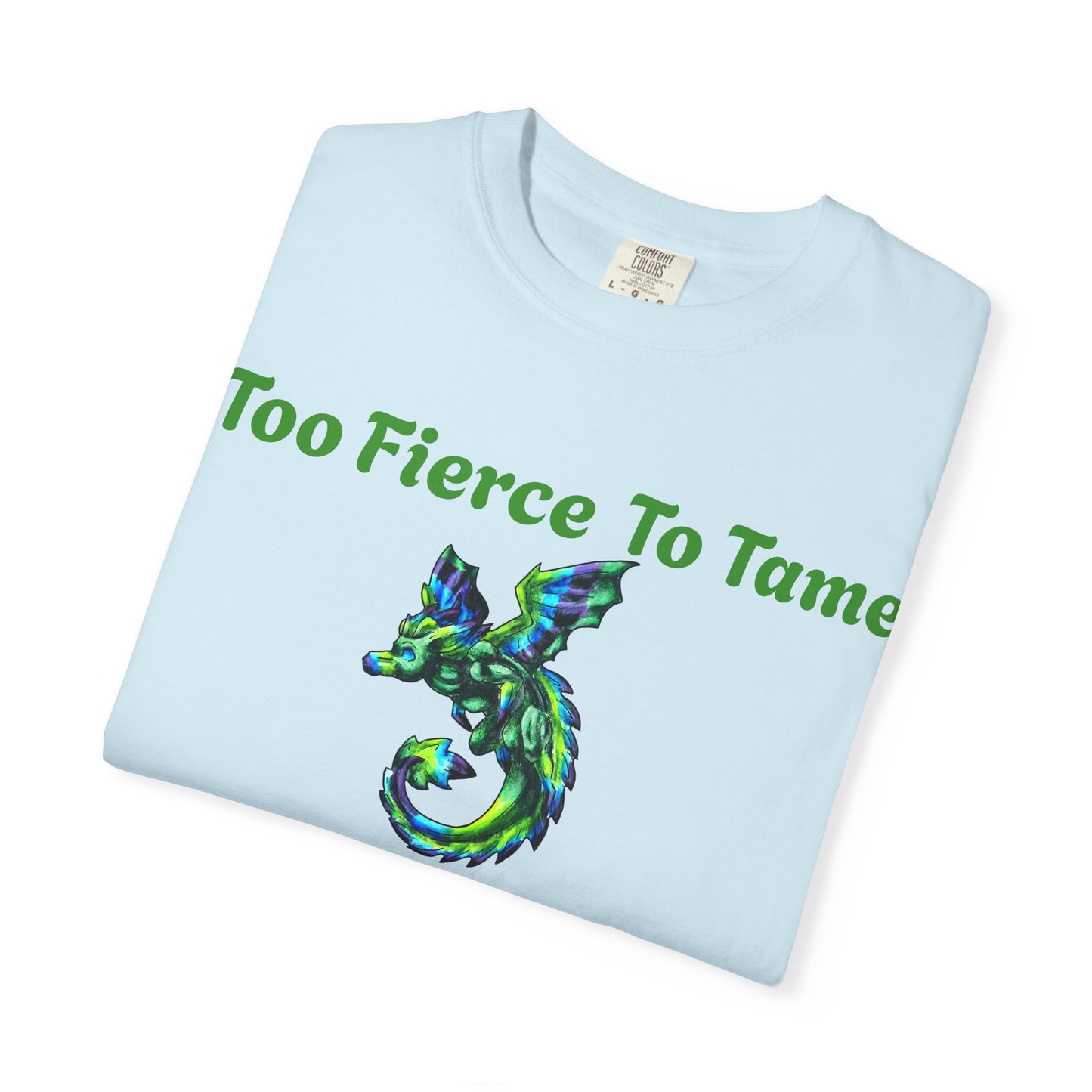 Arlith- Emerald Dragon – Aggressive Green Fantasy Dragon –Too fierce to tame T-shirt – Mythical Creature– Dragon Lover Gift