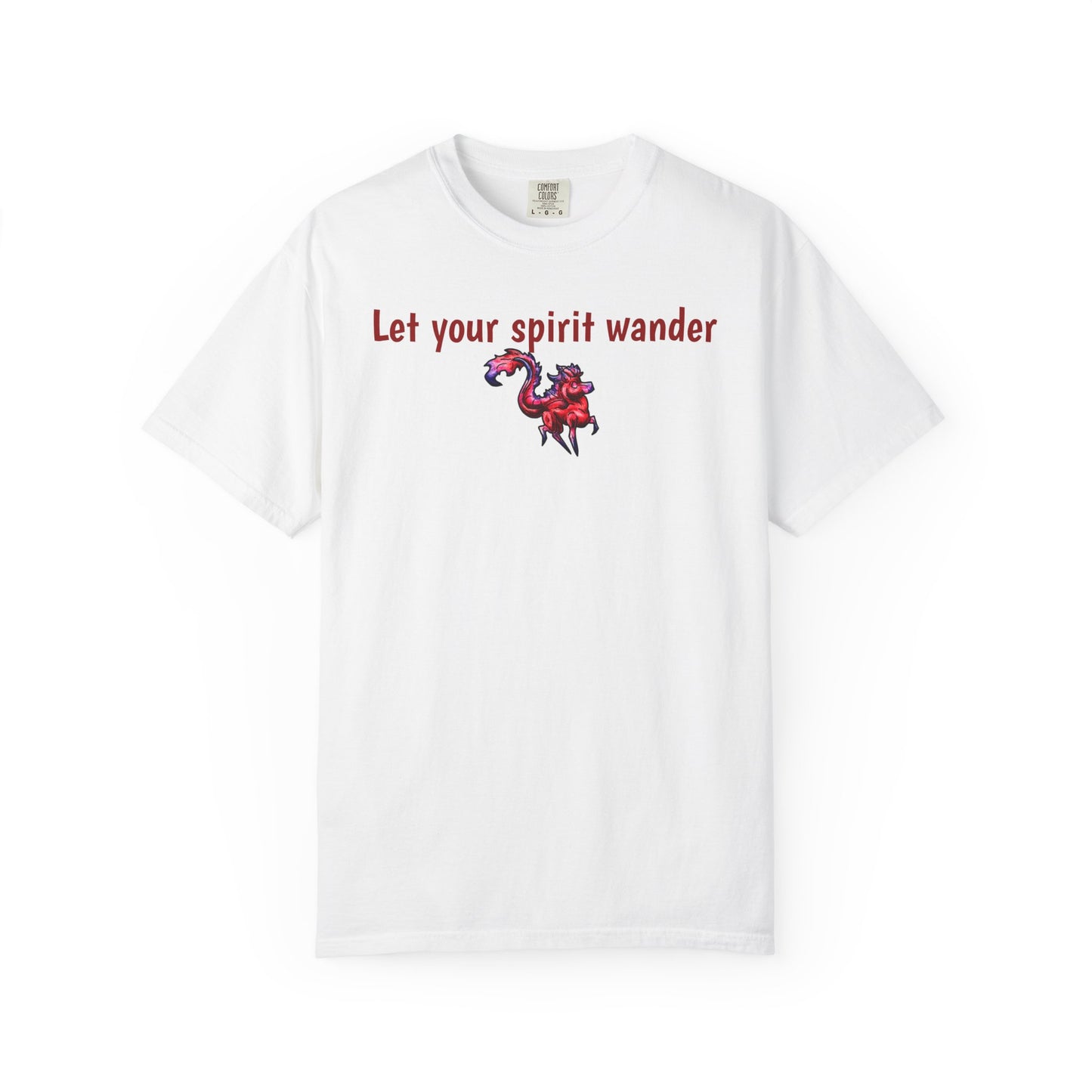 Chibi Myer the Kirin- Let your spirit wander T-shirt- Fantasy Nature- Mythical Creature- Kirin Lover Gift - Shirt