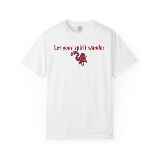 Chibi Myer the Kirin- Let your spirit wander T-shirt- Fantasy Nature- Mythical Creature- Kirin Lover Gift - Shirt