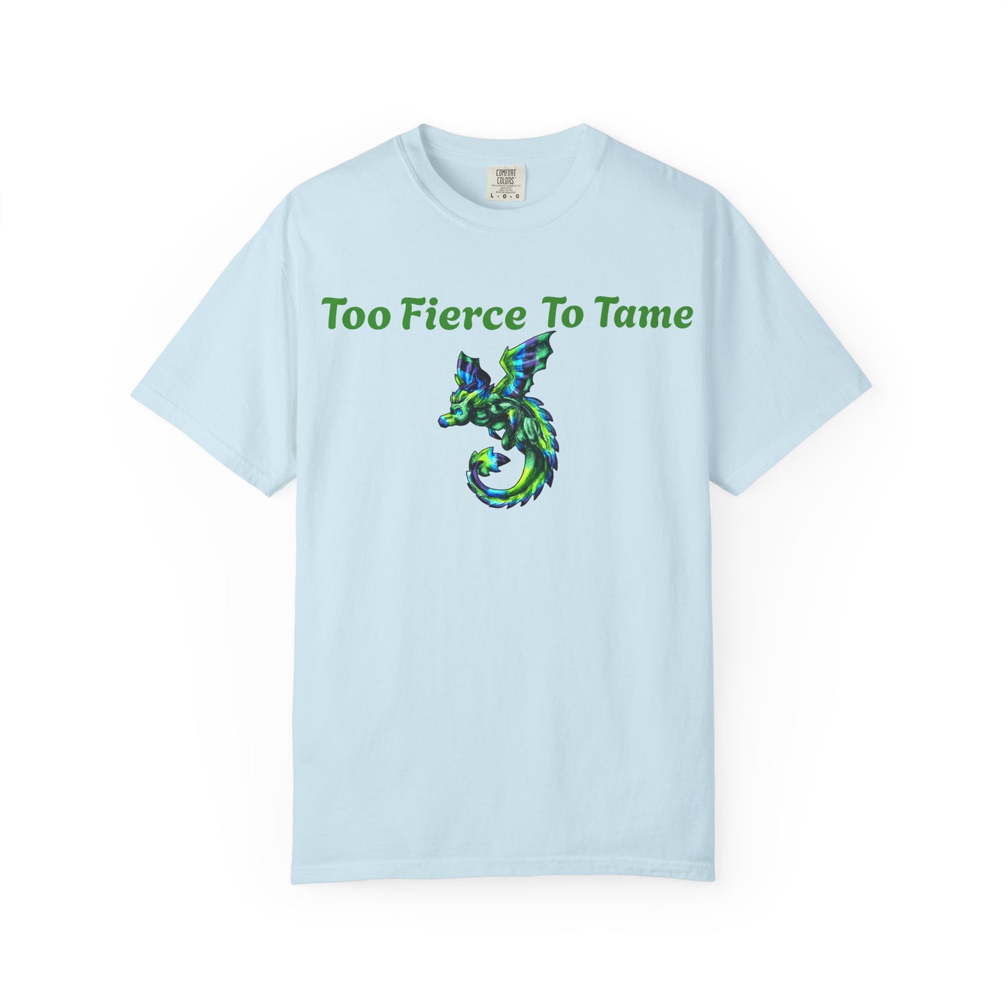 Arlith- Emerald Dragon – Aggressive Green Fantasy Dragon –Too fierce to tame T-shirt – Mythical Creature– Dragon Lover Gift