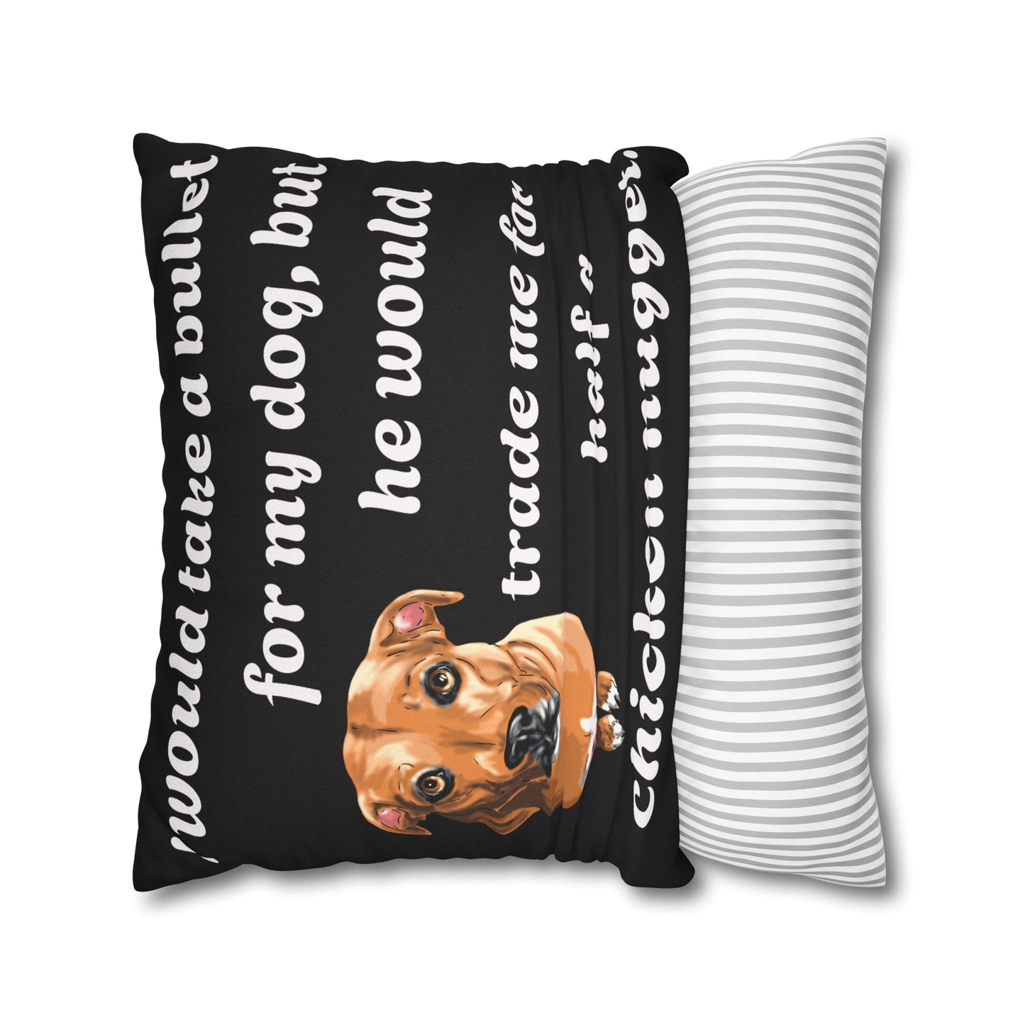 Bullet Spun Polyester Square Pillowcase