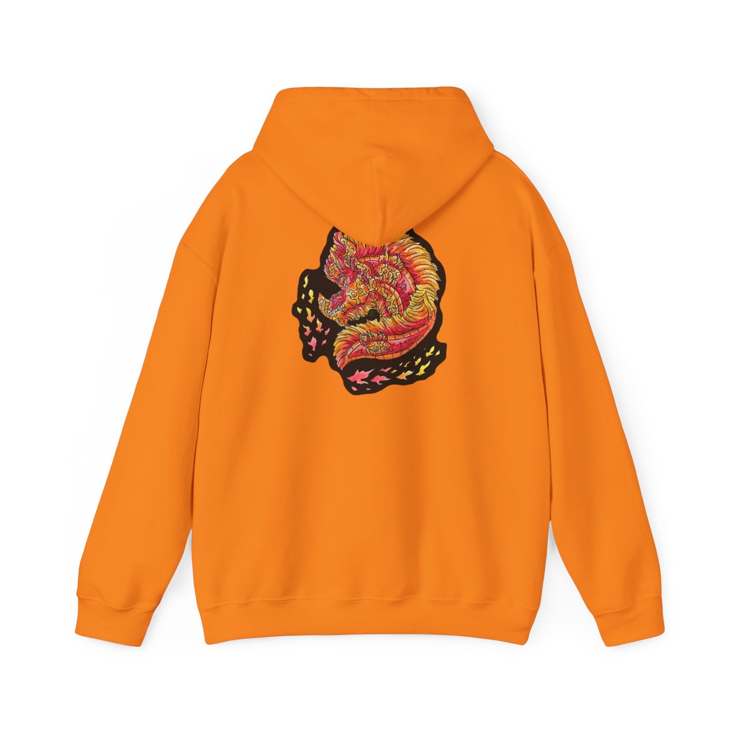 Fire Dragon Head Unisex Heavy Blend™ Hooded Sweatshirt