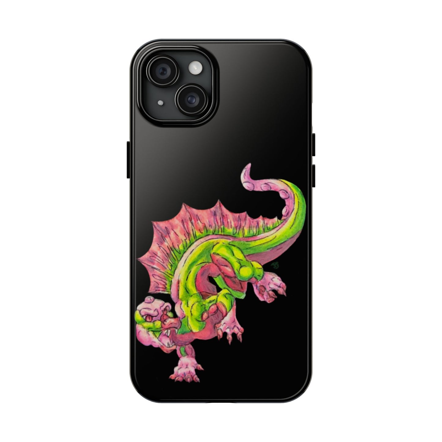 Cutesy Dimetrodon Jump Tough Phone Cases