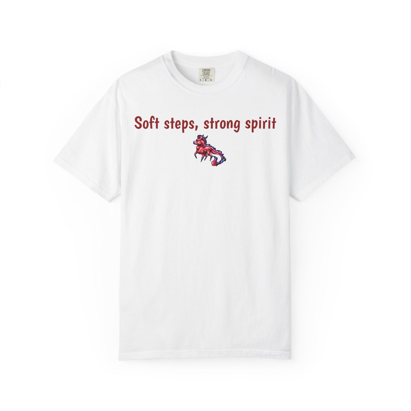 Chibi Myer the Kirin- Soft steps, strong spirit T-shirt- Fantasy Nature- Mythical Creature- Kirin Lover Gift - Shirt