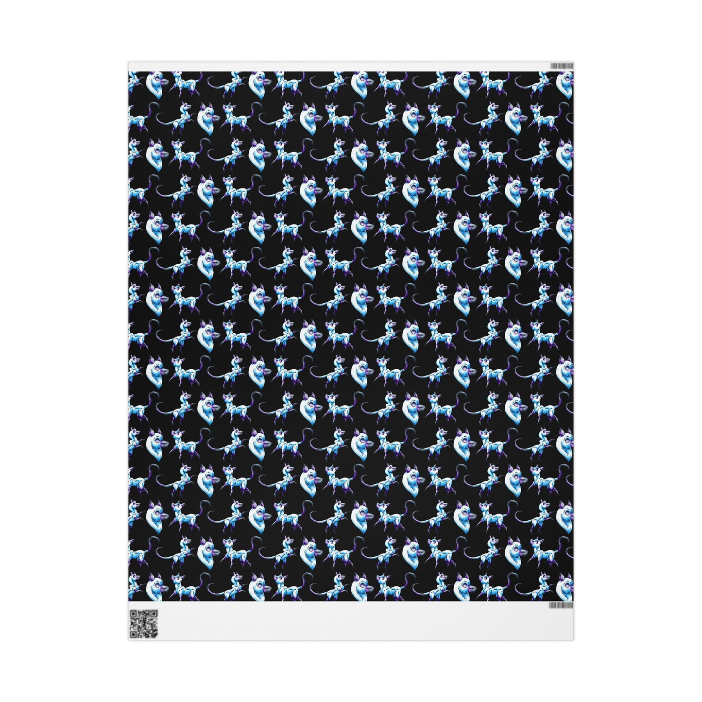 Chibi Slictine the Cat- Pattern- Fantasy Cat- Cute Creature Art- Nature Animal- Wrapping Paper