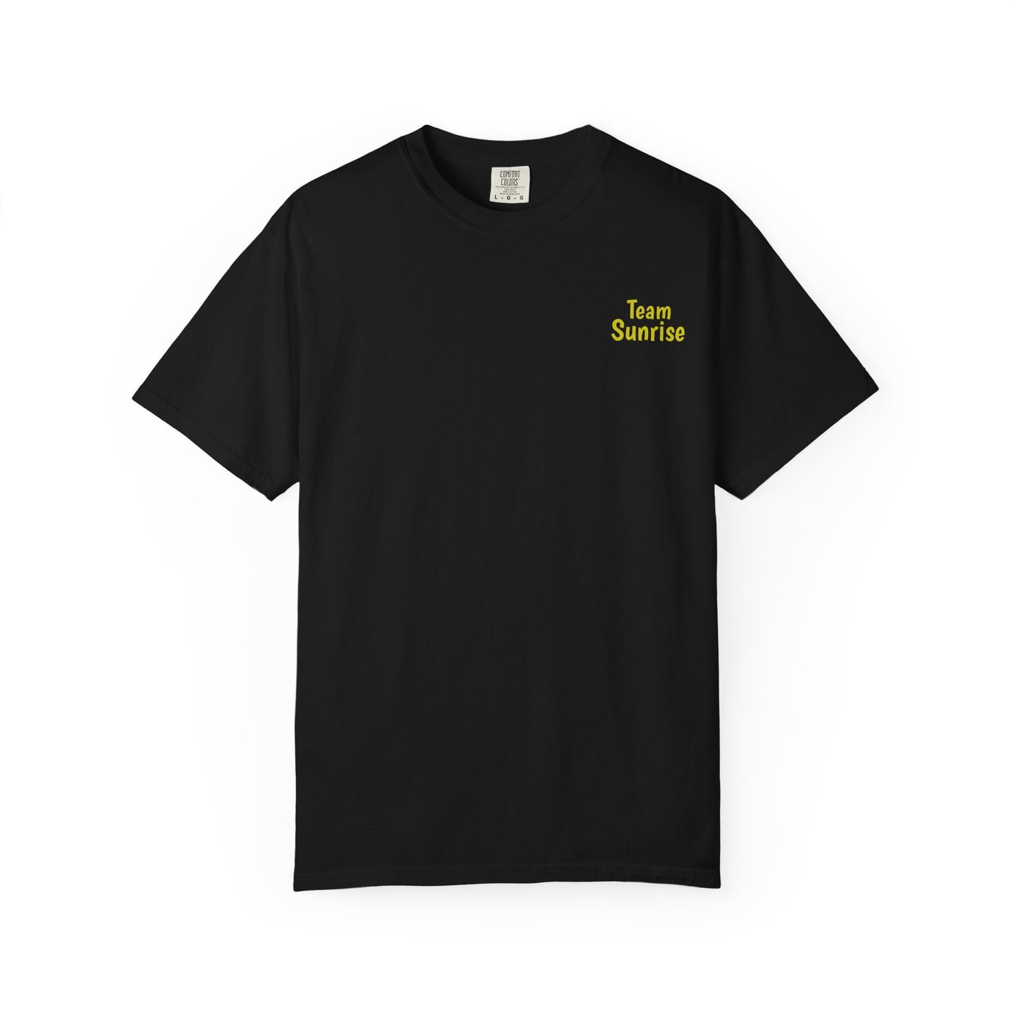 Team Sunrise Hippocampus – Golden Ocean Fantasy Art – Warm Fantasy Sea Creature Art- T-shirt