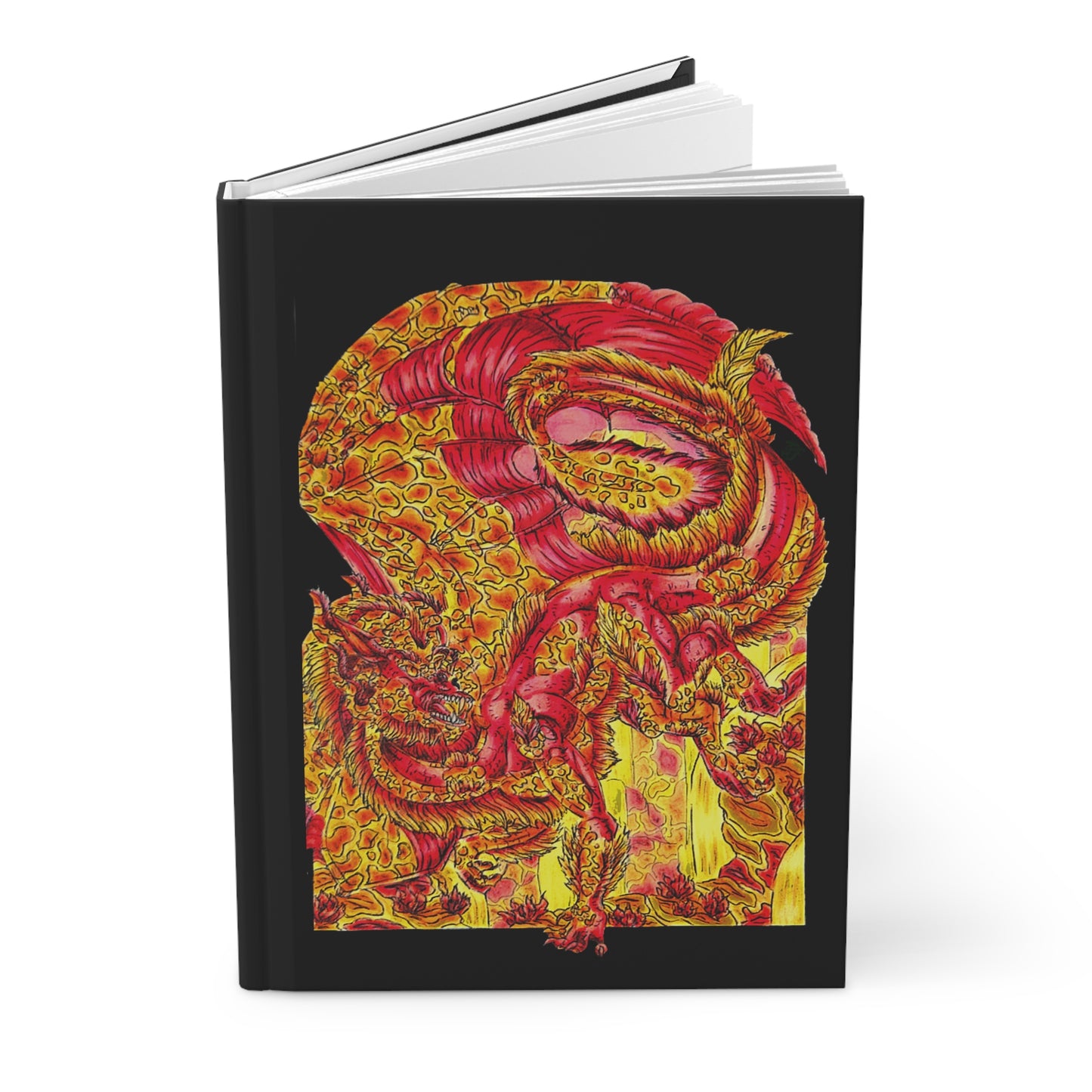 Fire Dragon Hardcover Journal Matte