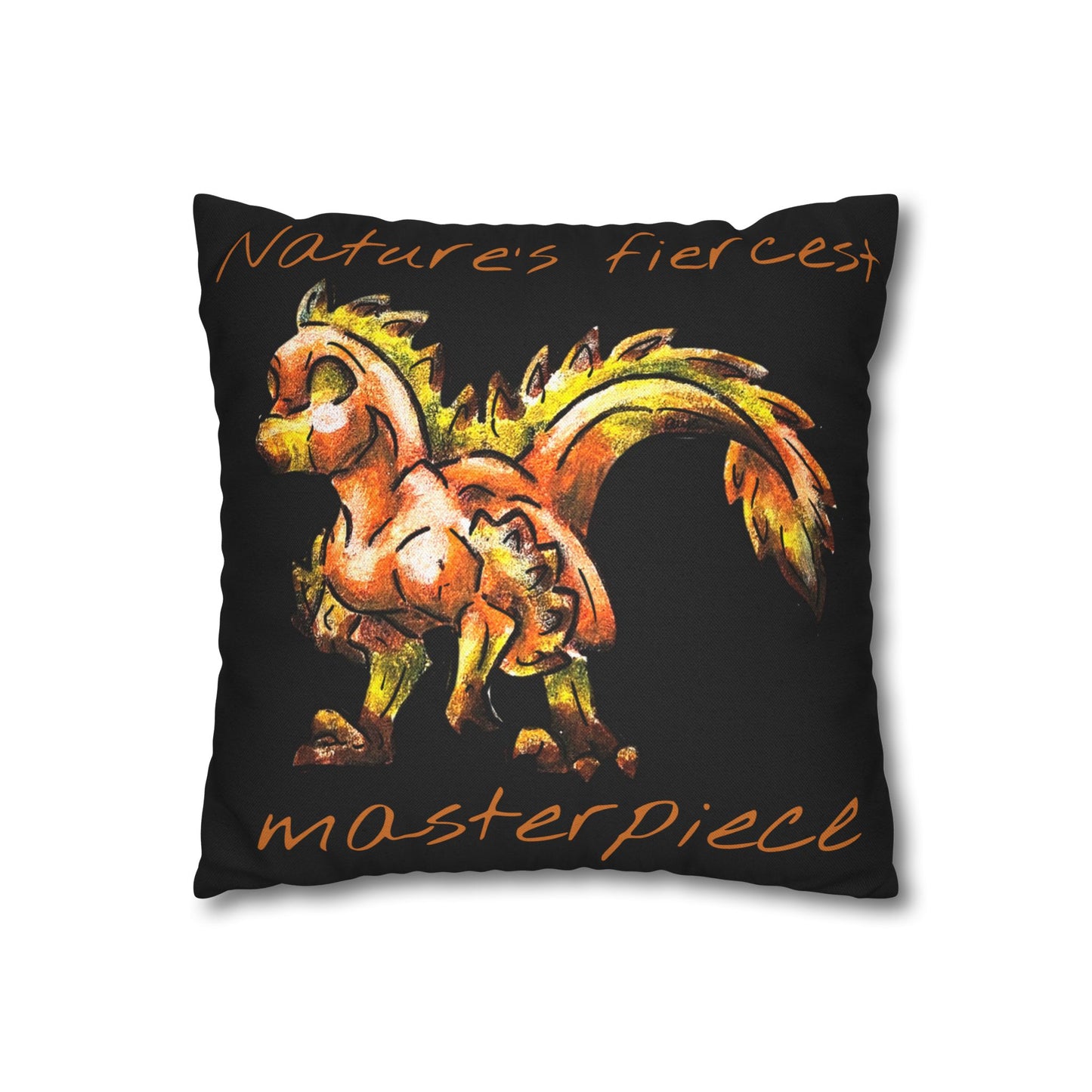 Chibi Caena the Raptor- Dinosaur art- Prehistoric- Double-sided Pillowcase