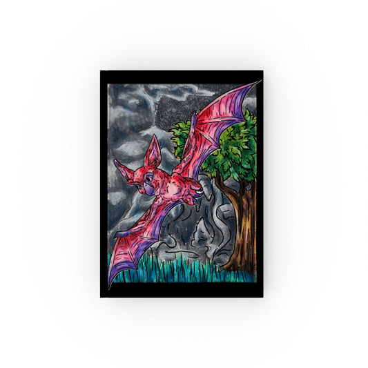 Myra the Bat Hard Backed Journal