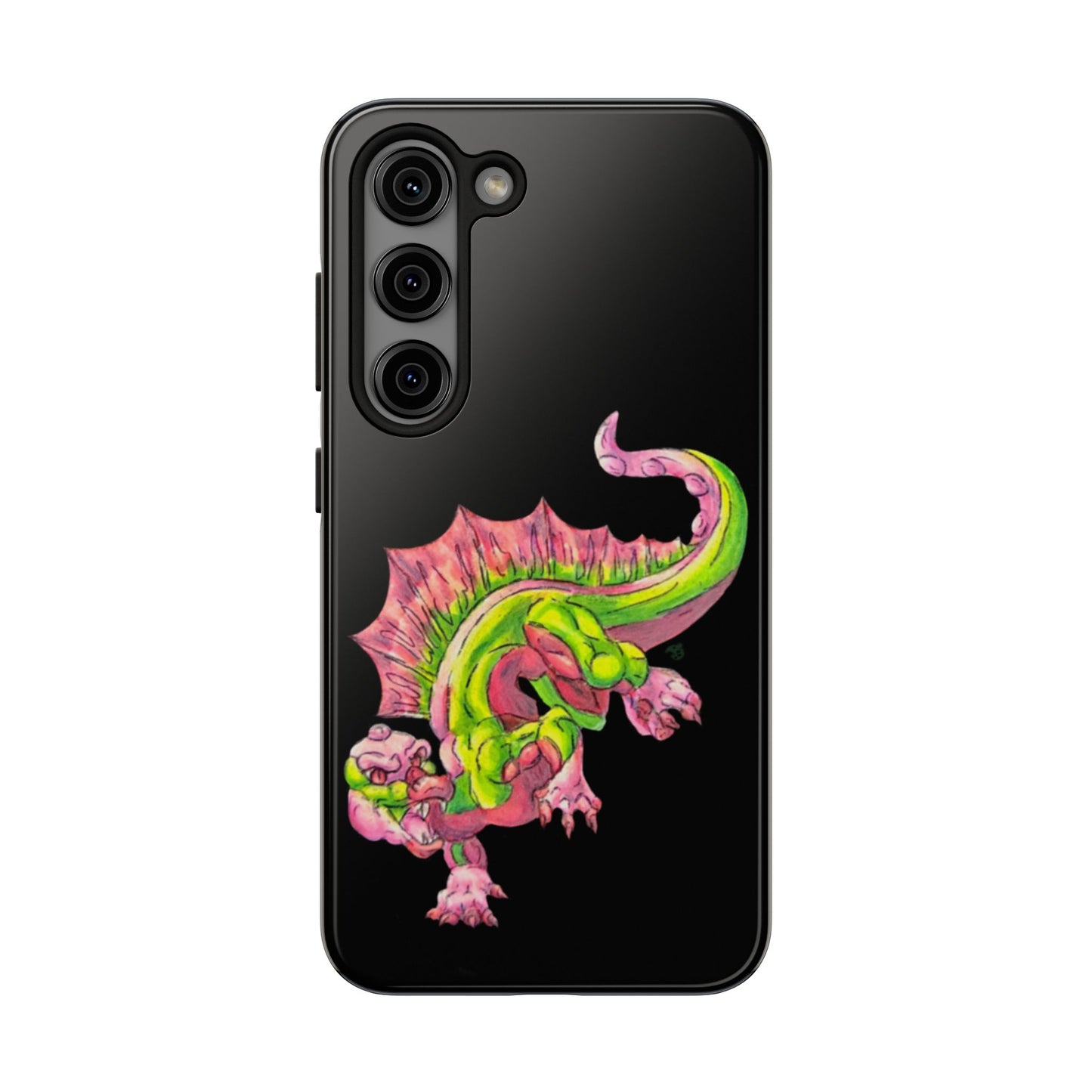 Cutesy Dimetrodon Jump Tough Phone Cases