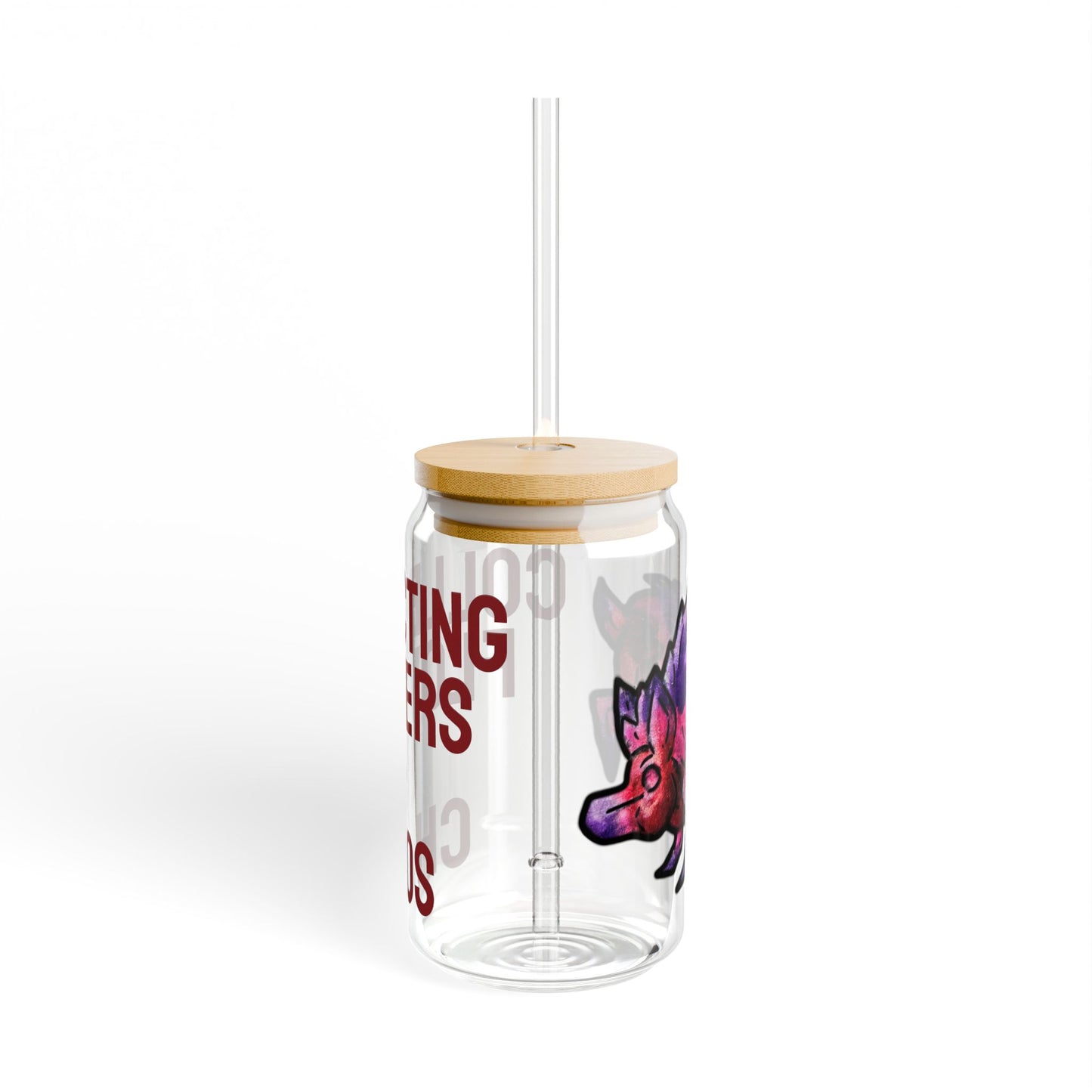 Chibi Azalea the Hedgehog- Collecting- Chibi Hedgehog- Cute Animal -Glass Tumbler 16oz