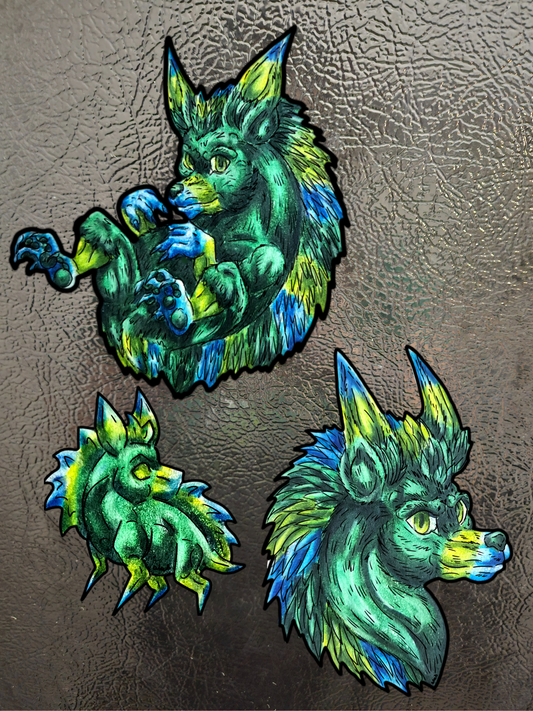 Clover the Hedgehog Magnets (3PK)