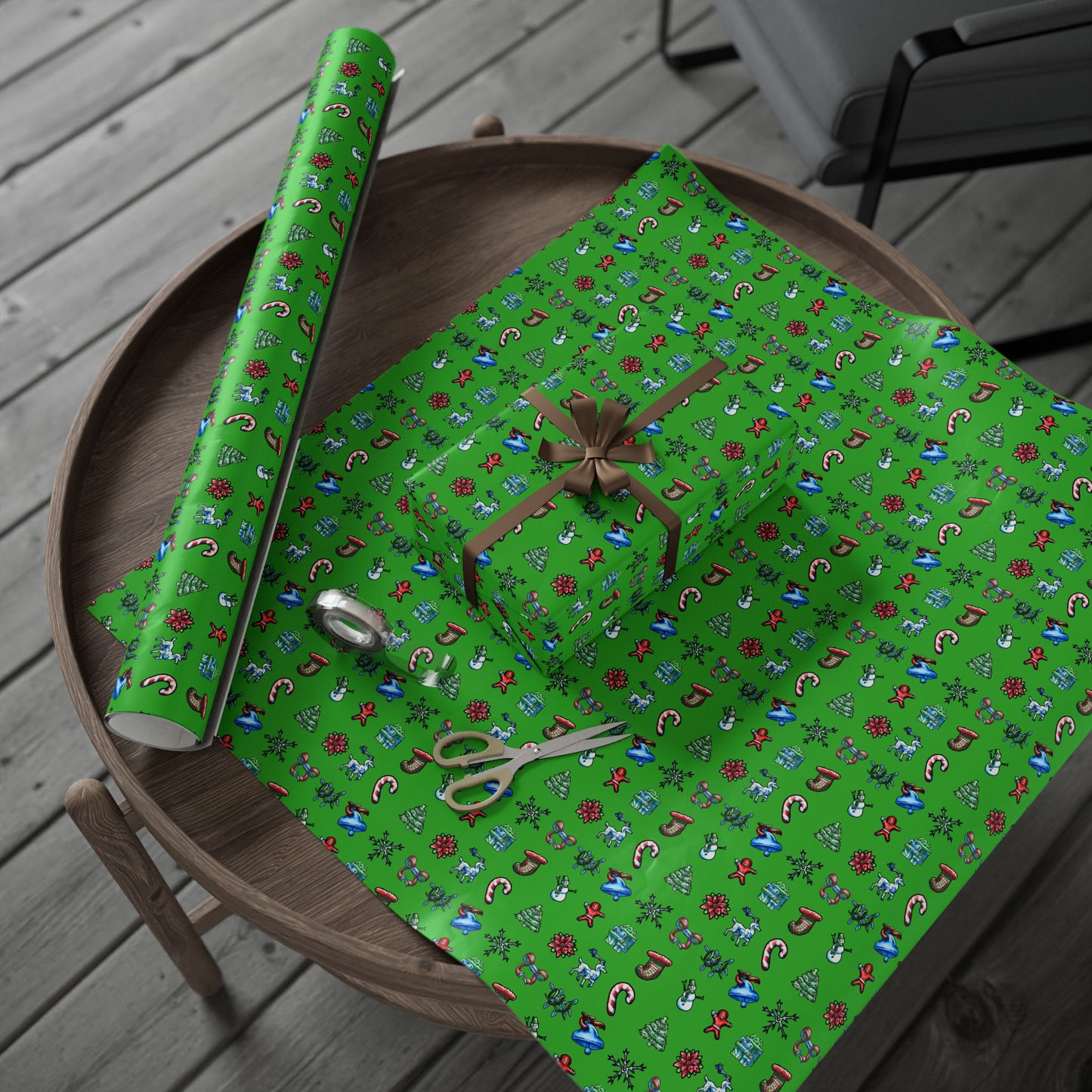 Christmas Symbols Wrapping Papers