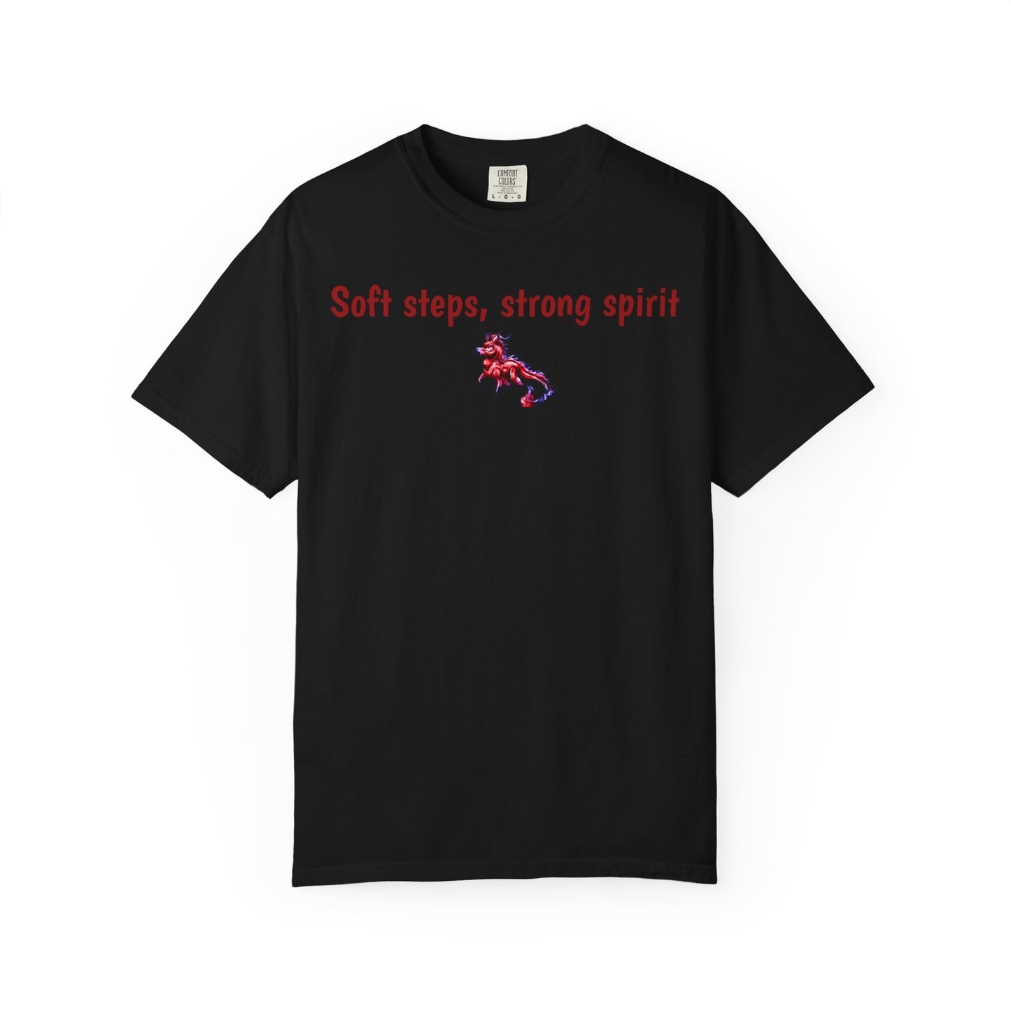 Chibi Myer the Kirin- Soft steps, strong spirit T-shirt- Fantasy Nature- Mythical Creature- Kirin Lover Gift - Shirt