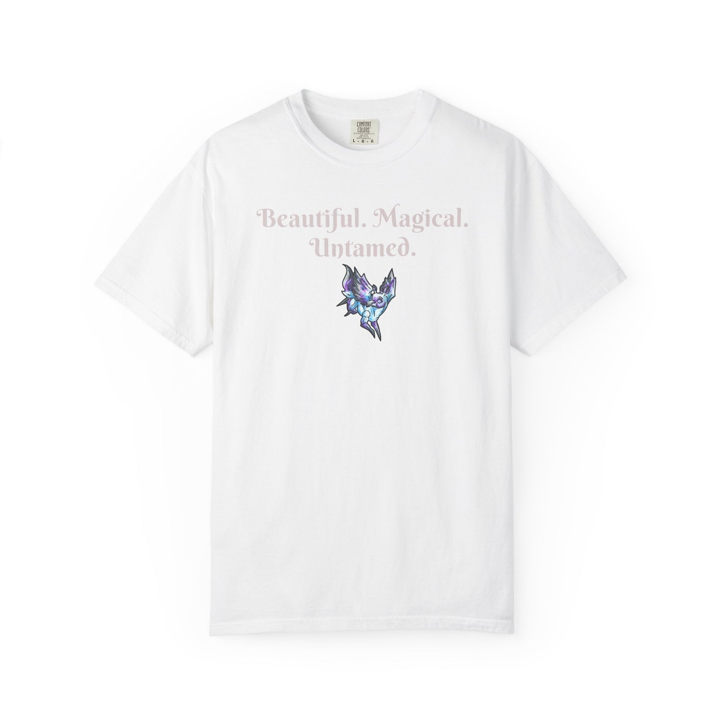 Chib Seleste the Peryton- Untamed- Fantasy Creature- White Deer Bird- T-shirt
