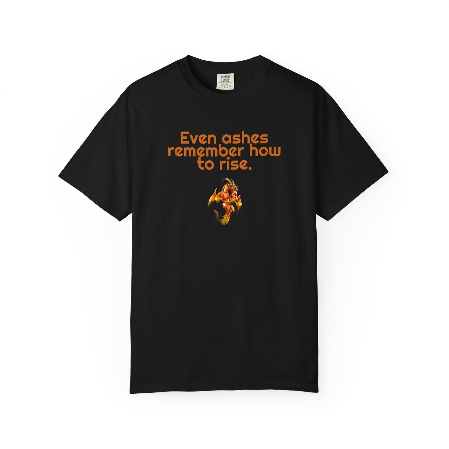 Chibi Cayene the Pheonix- Ashes Rise- Fantasy Bird Illustration- Majestic Phoenix- T-shirt