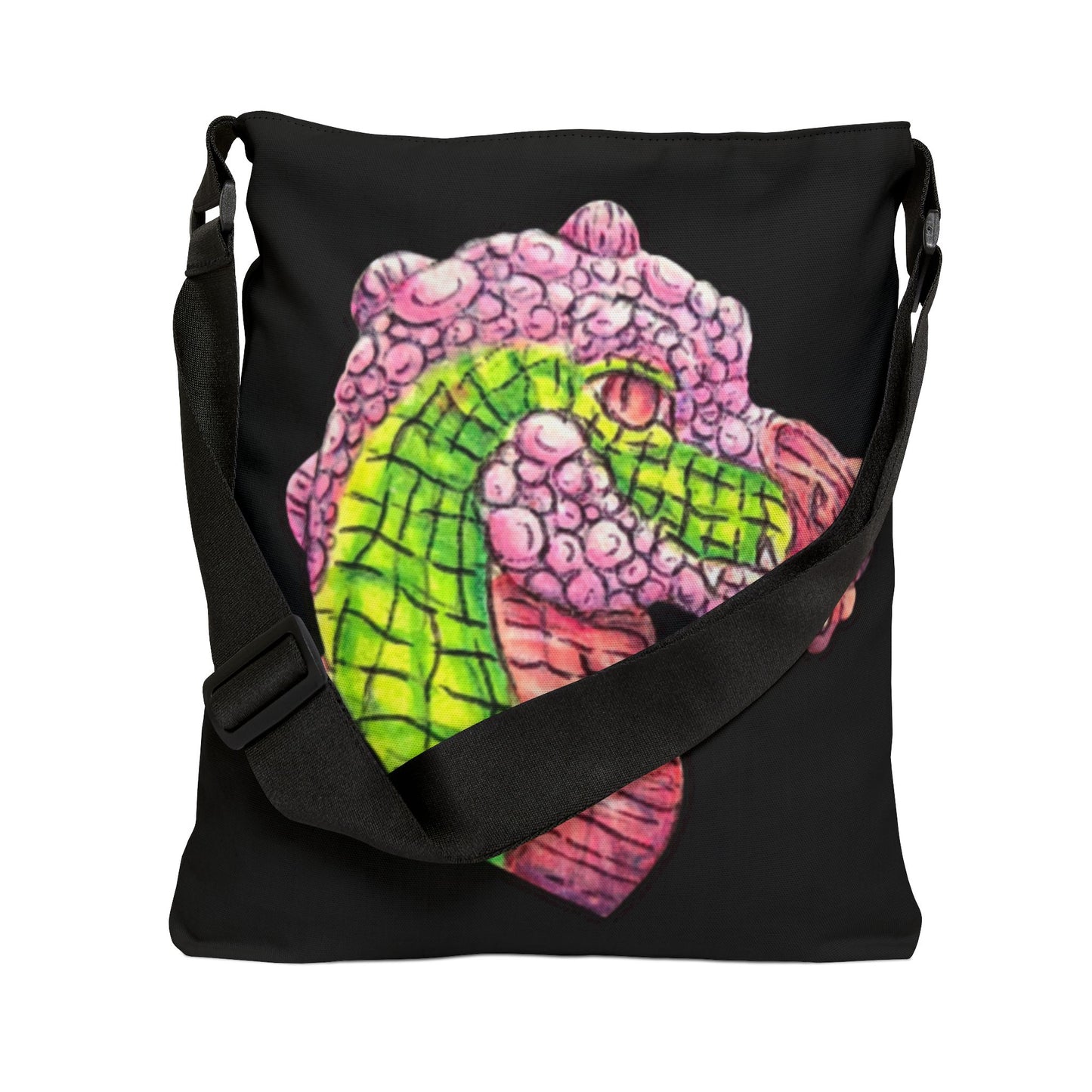 Dimetrodon Heads Adjustable Tote Bag (AOP)