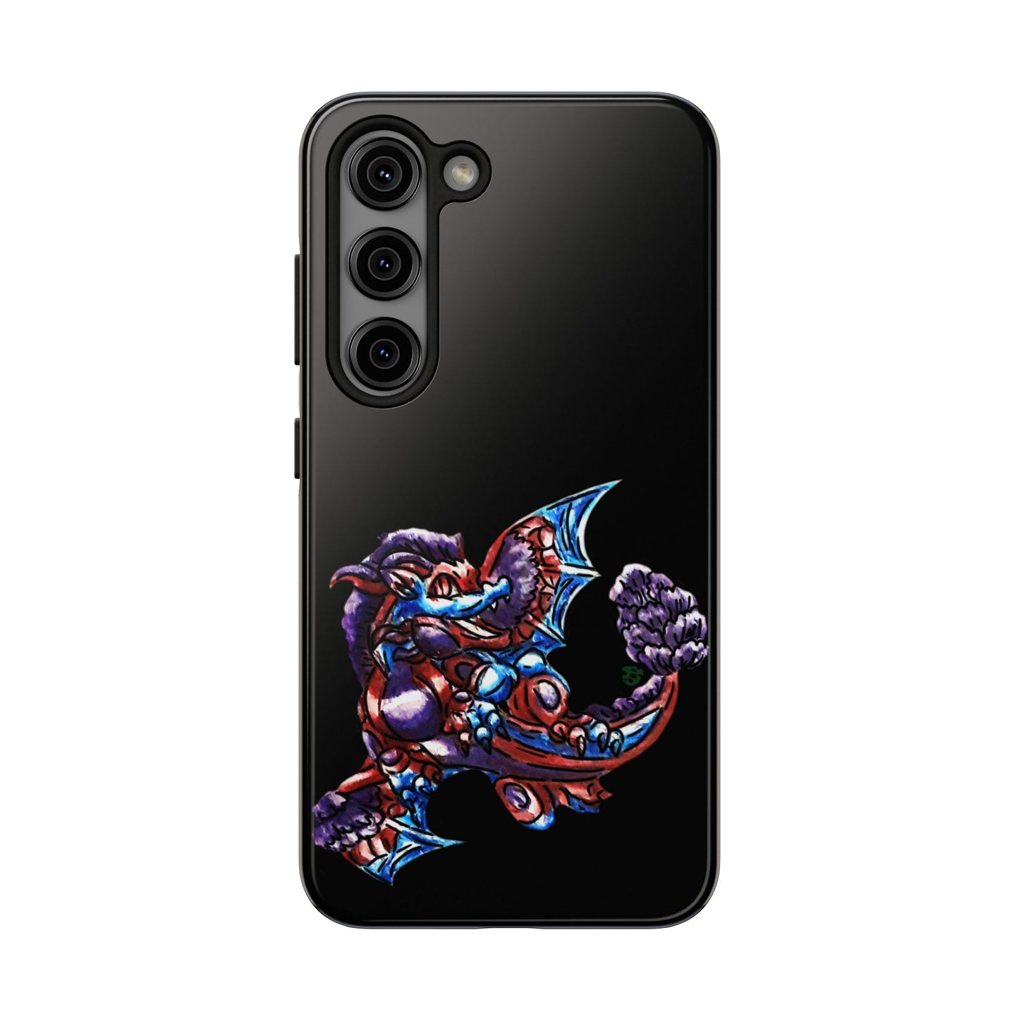 Cutesy January Dragon Twirl Tough Phone Cases