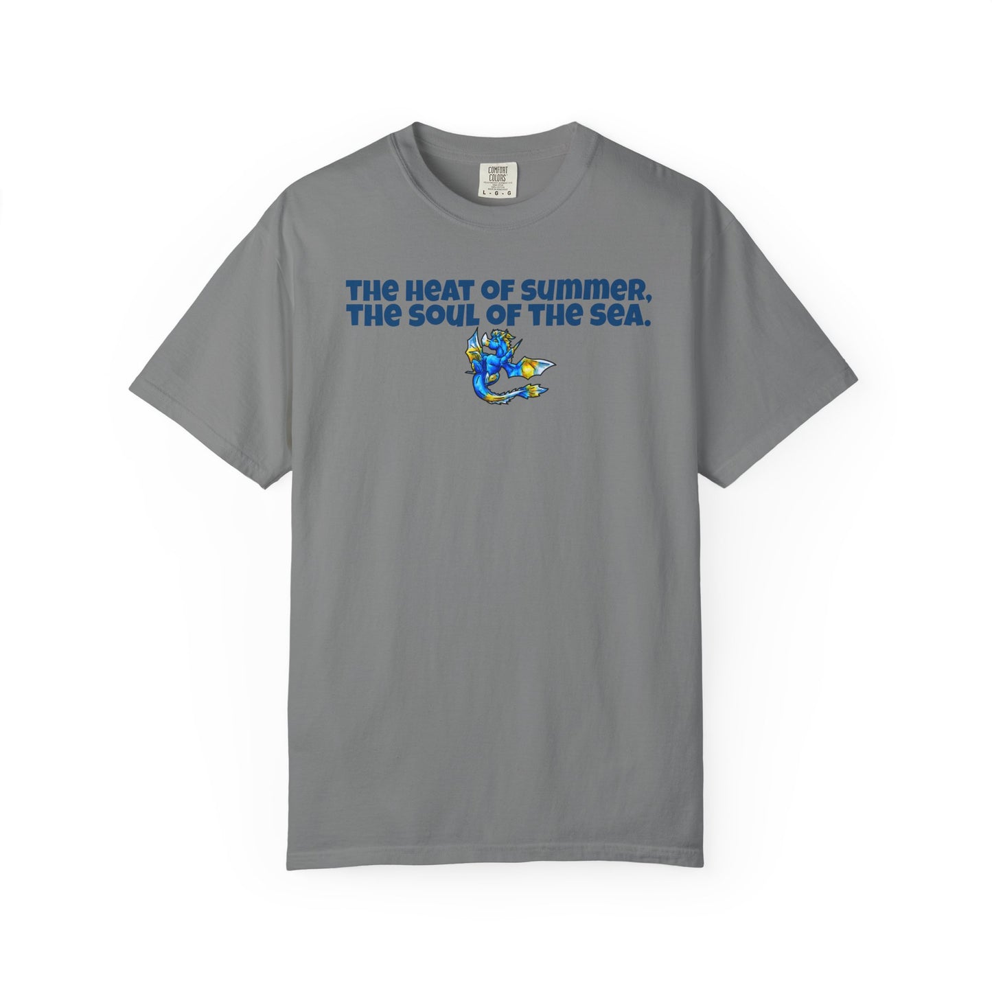 Chibi Summer Dragon- Heat & Soul- Summer Fantasy- Sunlit Tide Dragon- T-Shirt