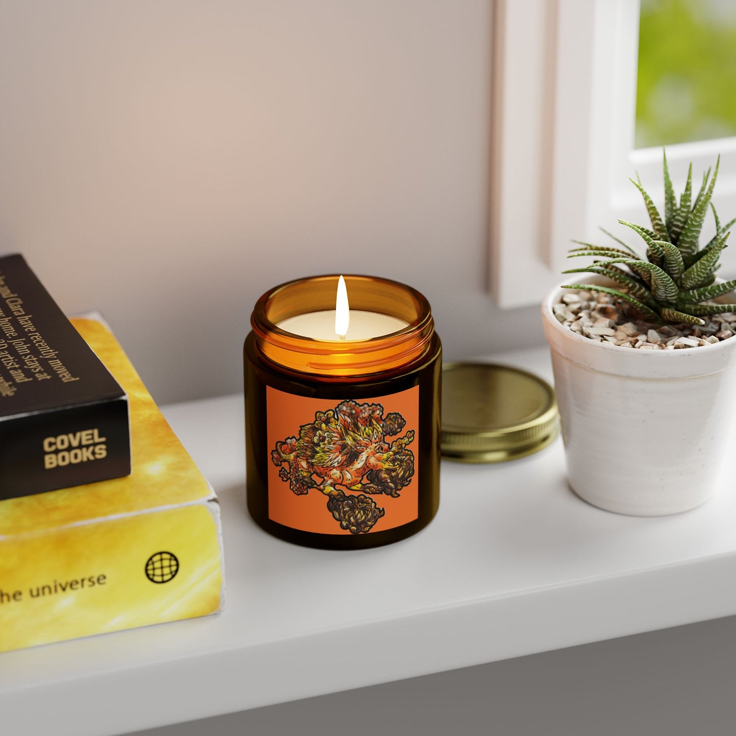 Aster the Fall Hedgehog Scented Candle