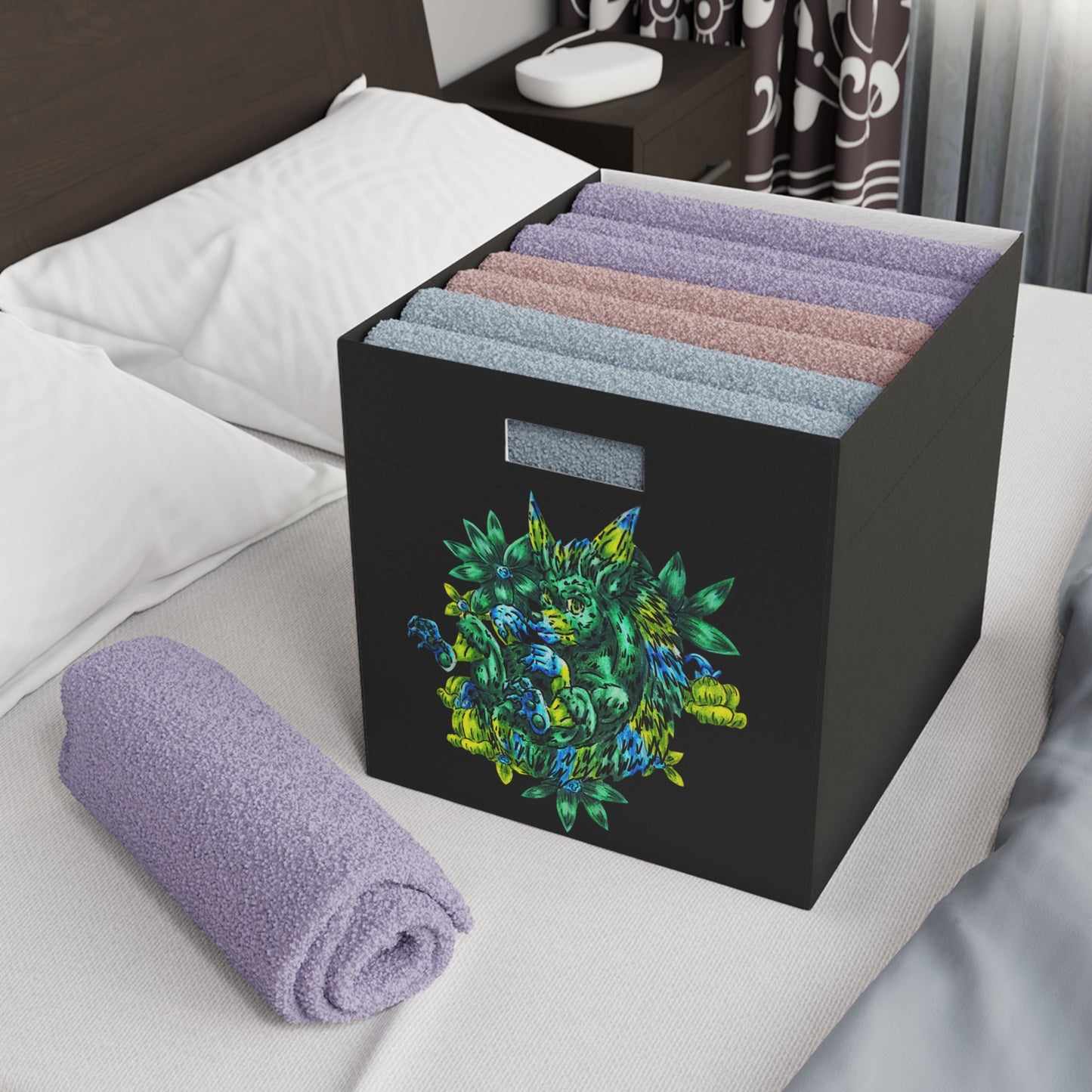 Clover the Hedgehog Felt Storage Box