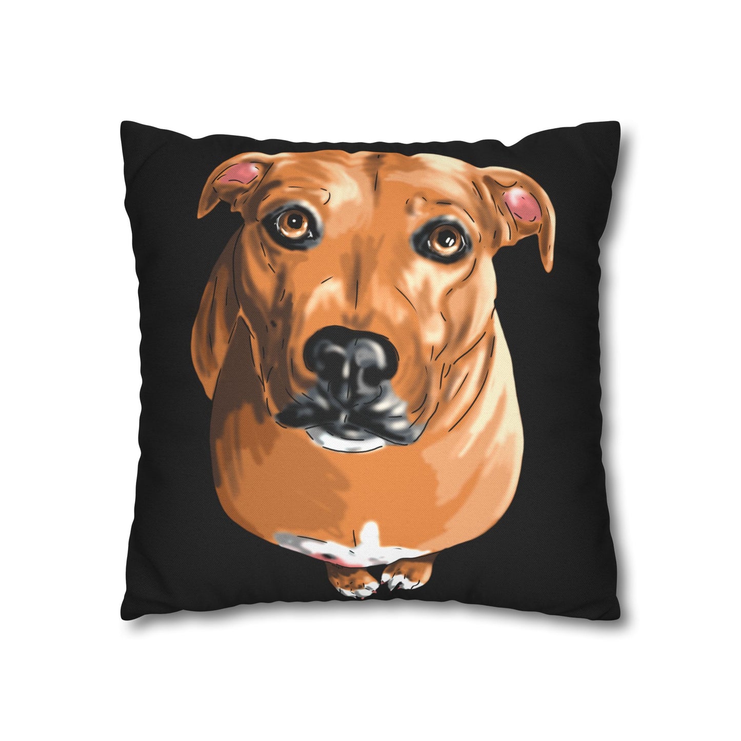 Bullet Spun Polyester Square Pillowcase