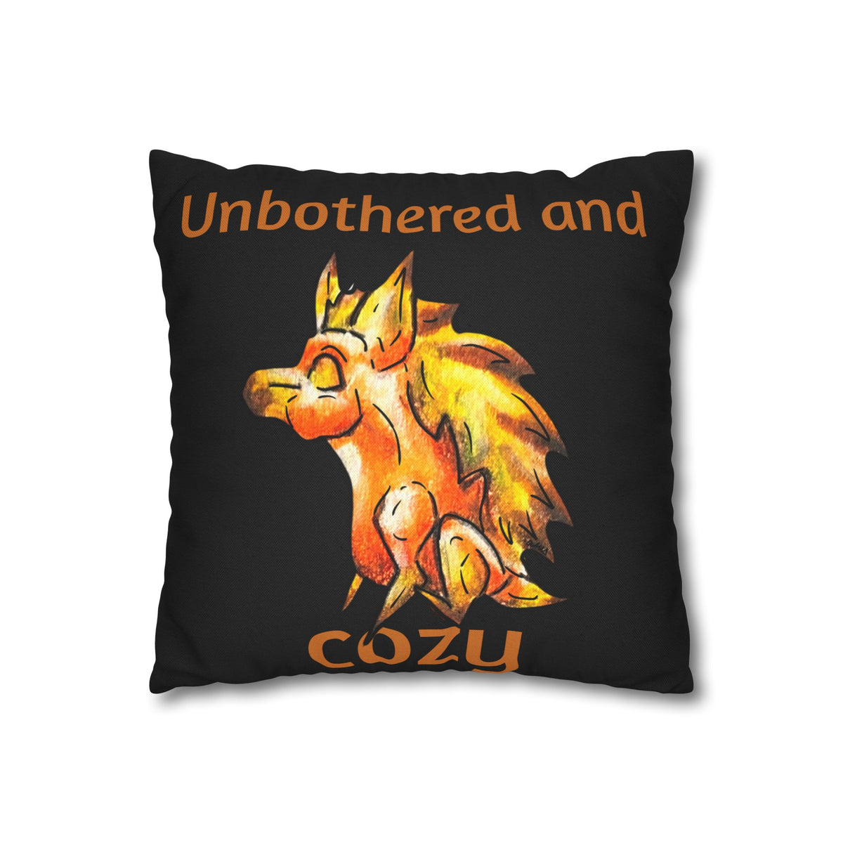 Chibi Aster the Hedgehog- Chibi Hedgehog- Cute Animal - Double-sided Pillowcase
