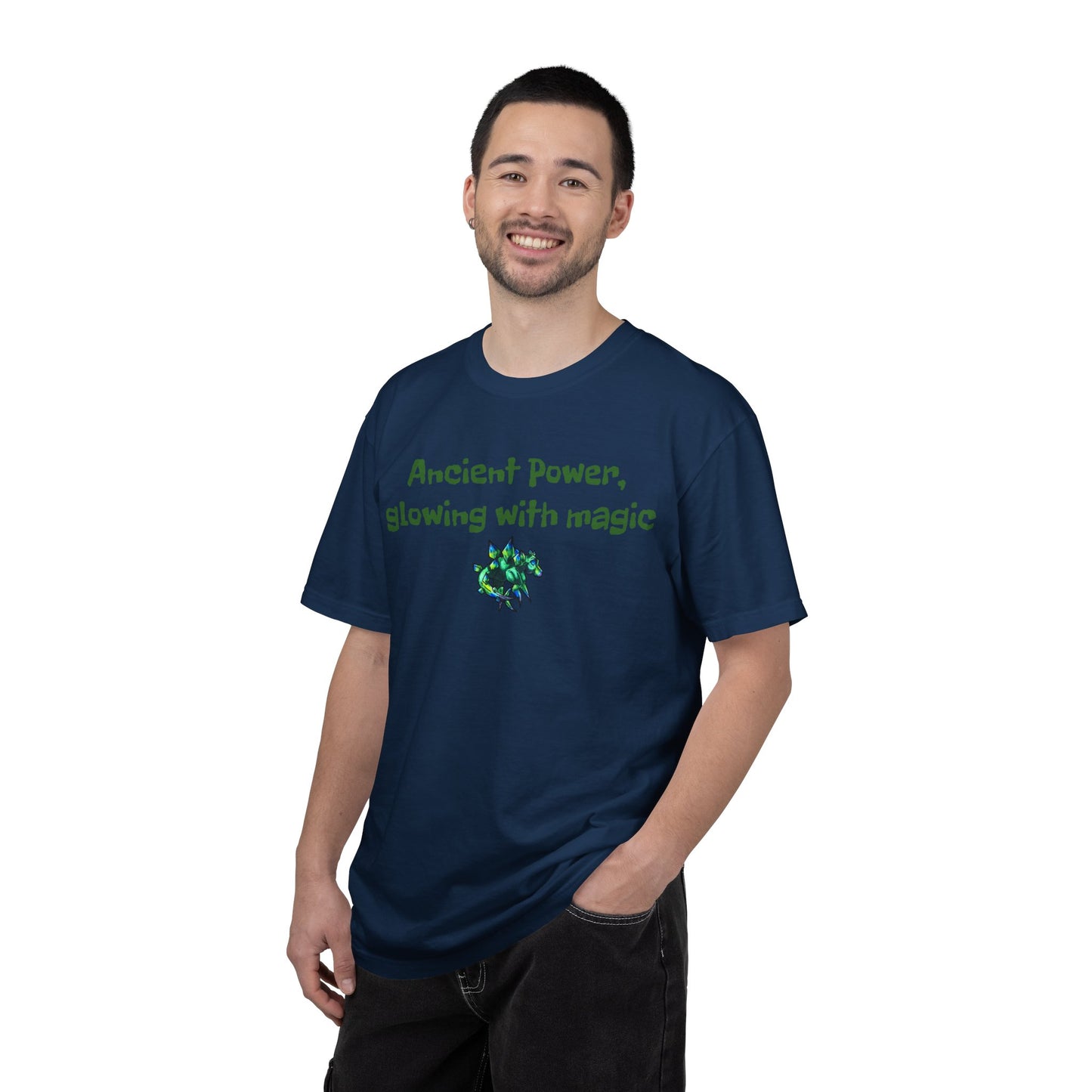 Chibi Arith the Stegosaurus-Ancient Power- Chibi Dinosaur Art- Prehistoric Creature- T- Shirt