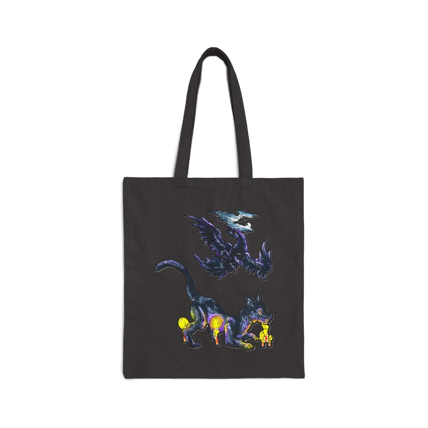 Halloween Cotton Canvas Tote Bag