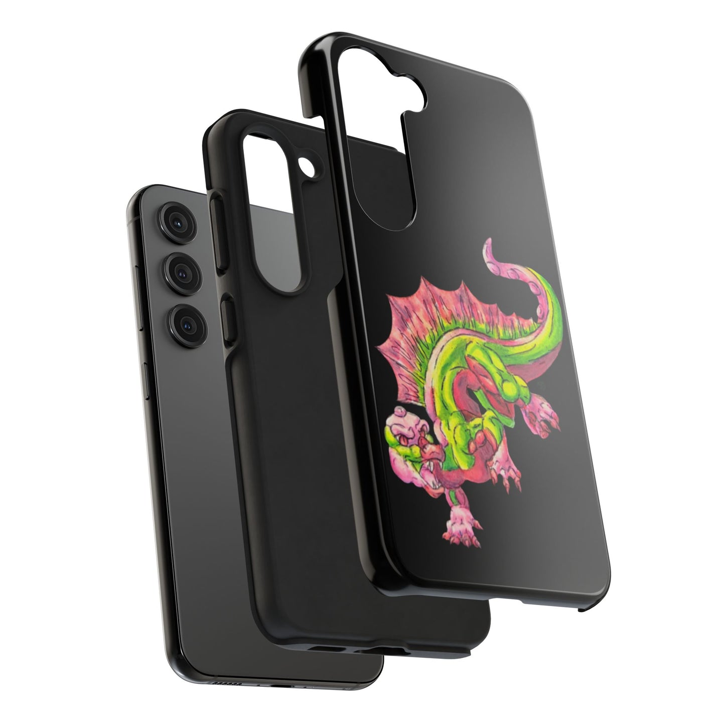 Cutesy Dimetrodon Jump Tough Phone Cases