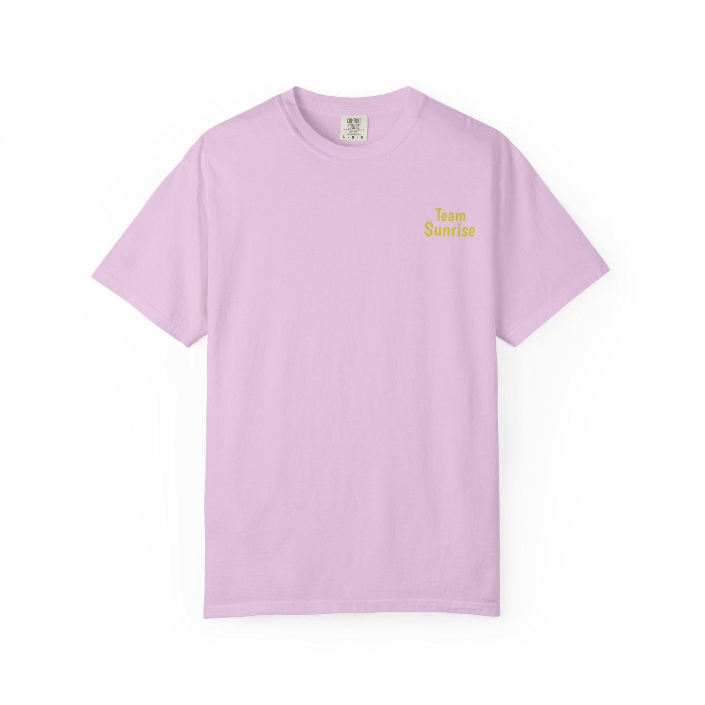 Team Sunrise Hippocampus – Golden Ocean Fantasy Art – Warm Fantasy Sea Creature Art- T-shirt