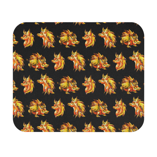 Chibi Aster the Hedgehog Pattern Mouse Pad (Rectangle)
