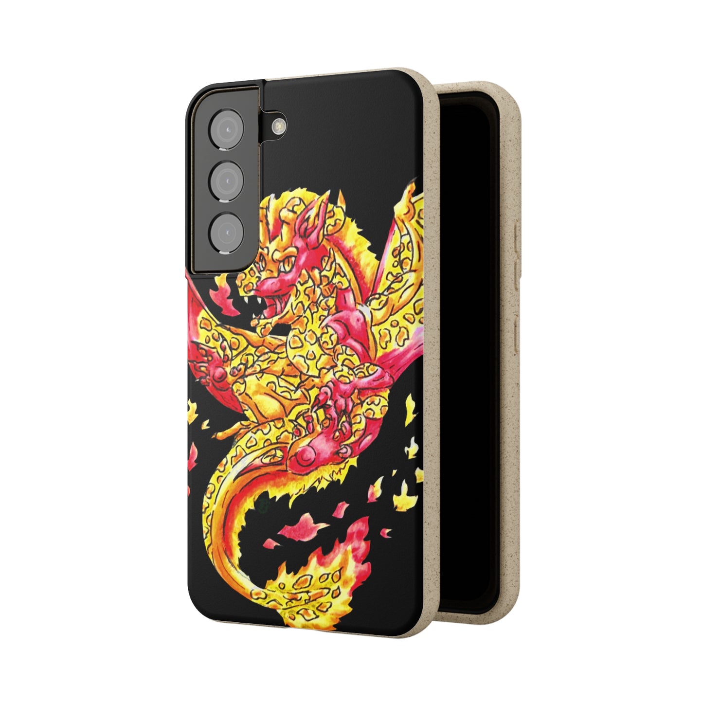 Cutesy Fire Dragon Float Biodegradable Cases