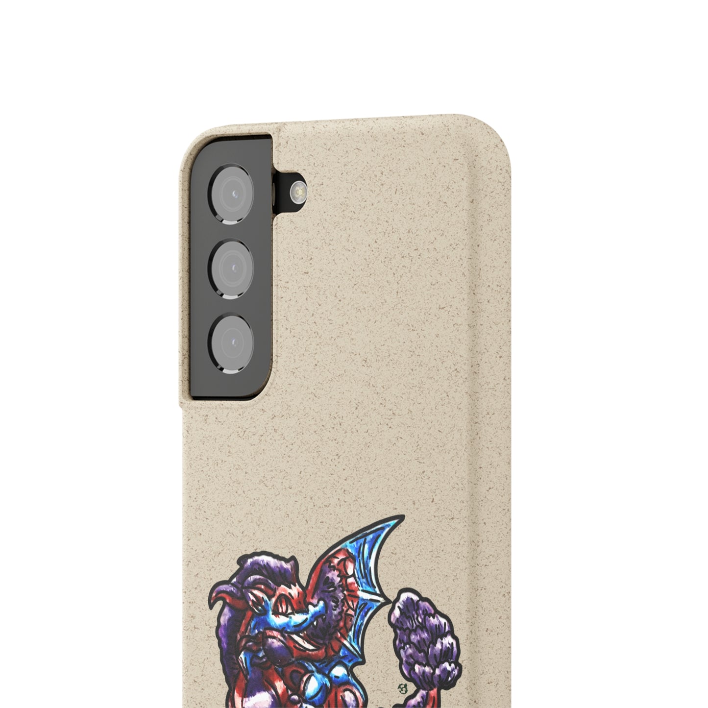 Cutesy January Dragon Twirl Biodegradable Cases