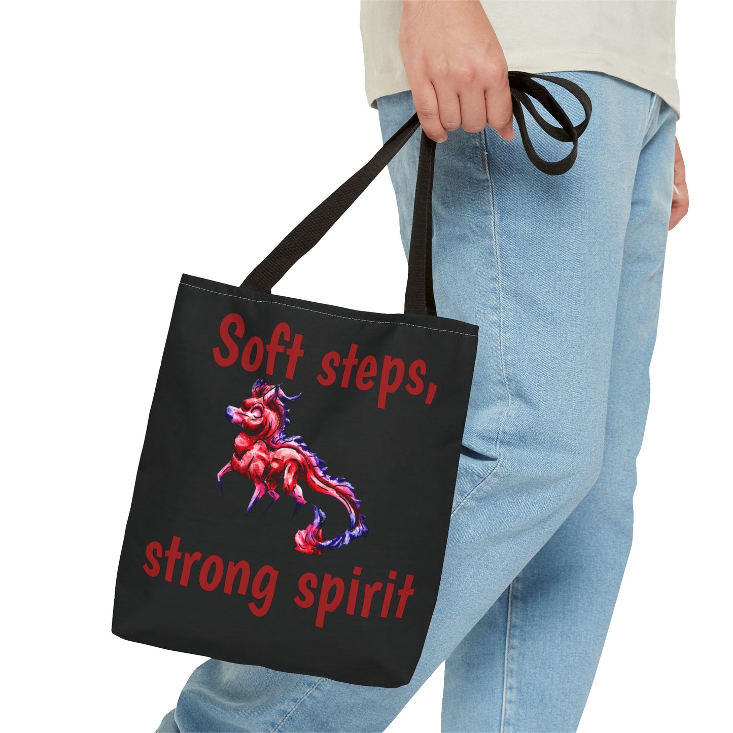 Chibi Myer the Kirin- Fantasy Nature- Mythical Creature- Kirin Gift - Double-Sided Tote Bag