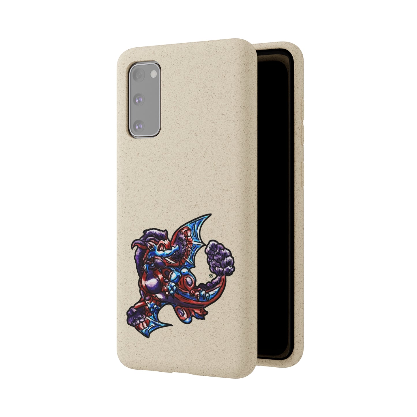 Cutesy January Dragon Twirl Biodegradable Cases