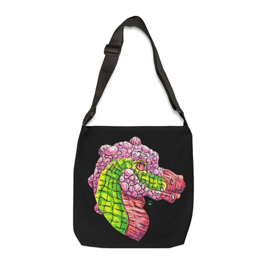 Dimetrodon Heads Adjustable Tote Bag (AOP)