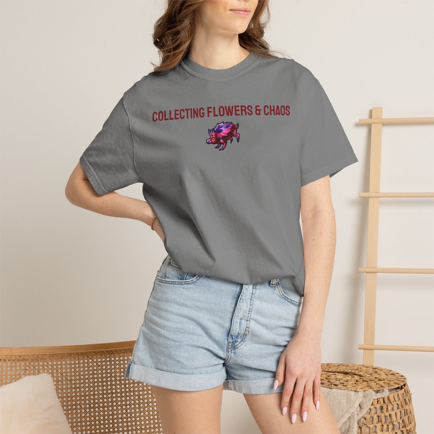 Chibi Azalea the Hedgehog- Collecting- Chibi Hedgehog- Cute Animal - T-shirt