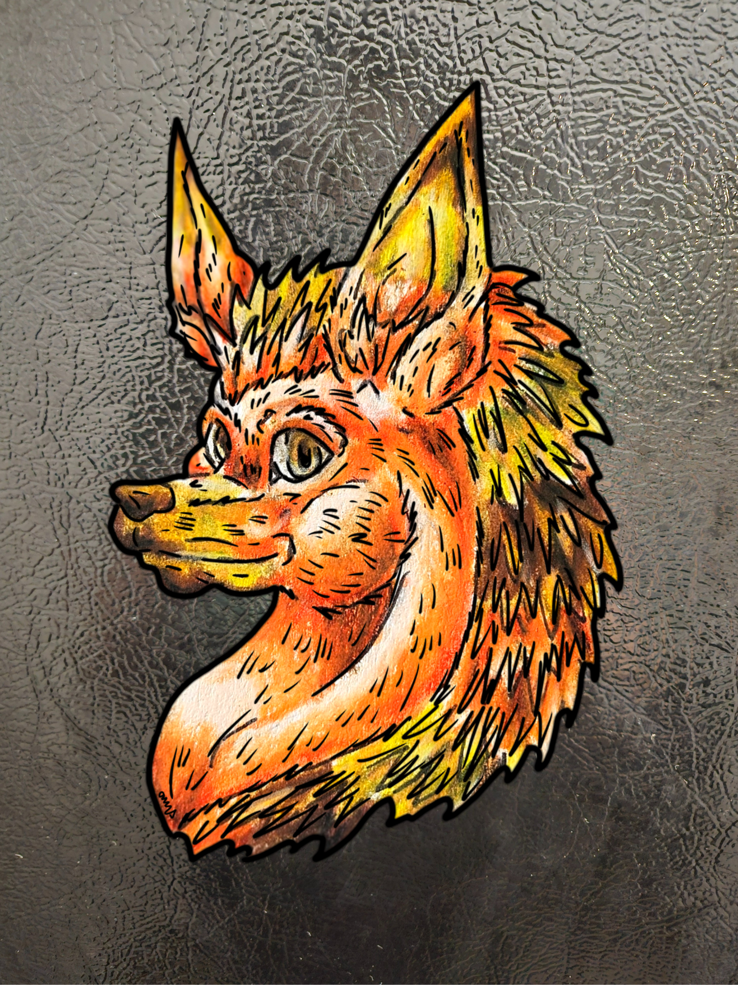 Aster the Fall Hedgehog Magnets 3 pack