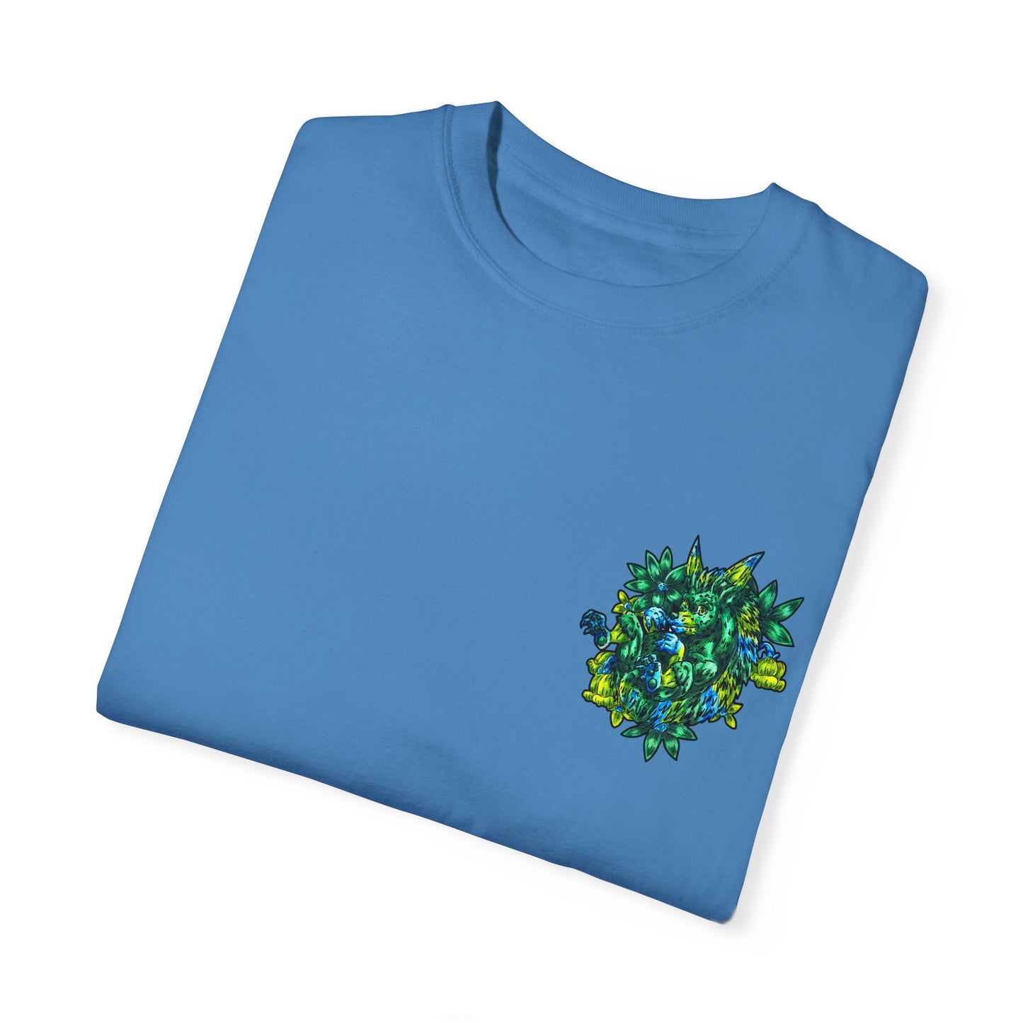 Clover the Hedgehog Unisex Garment-Dyed T-shirt