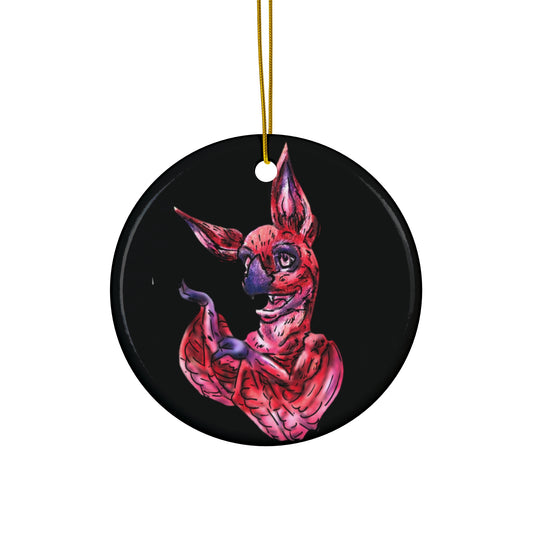 Myra the Bat Ceramic Ornament