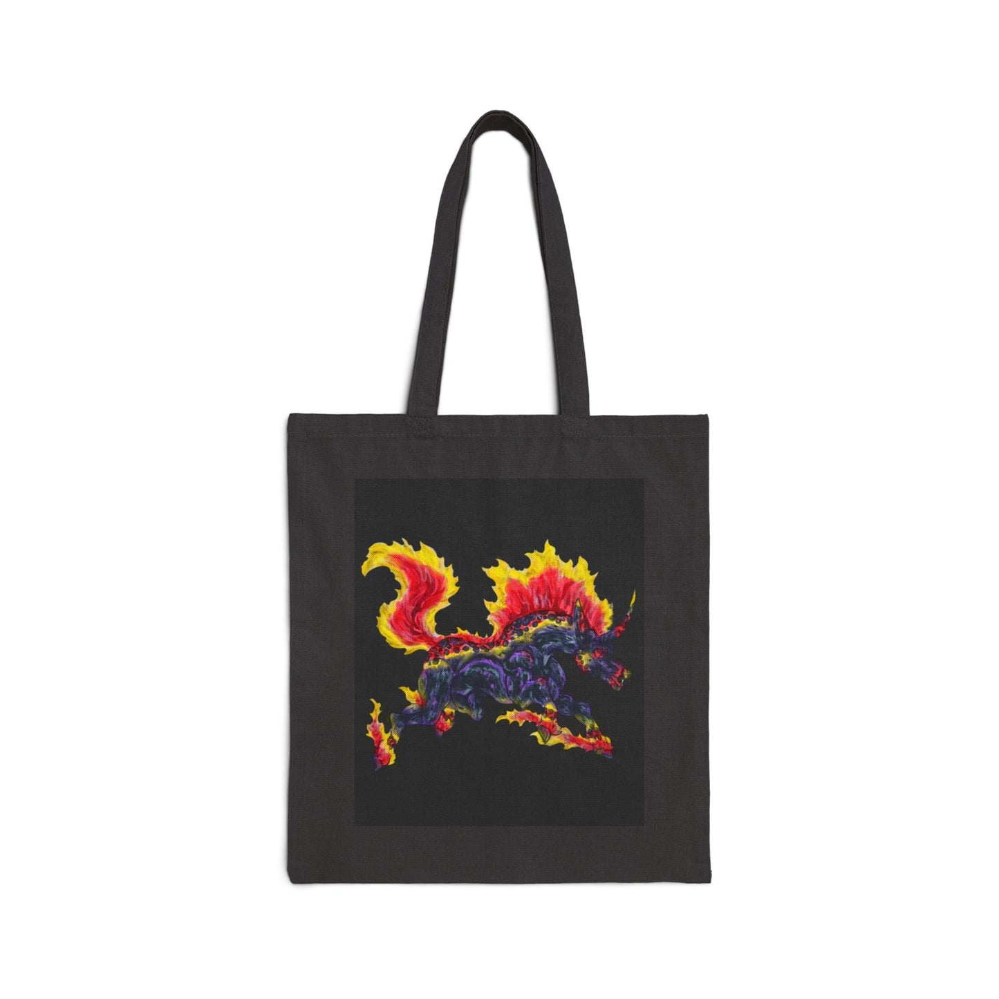 Nightmare Cotton Canvas Tote Bag