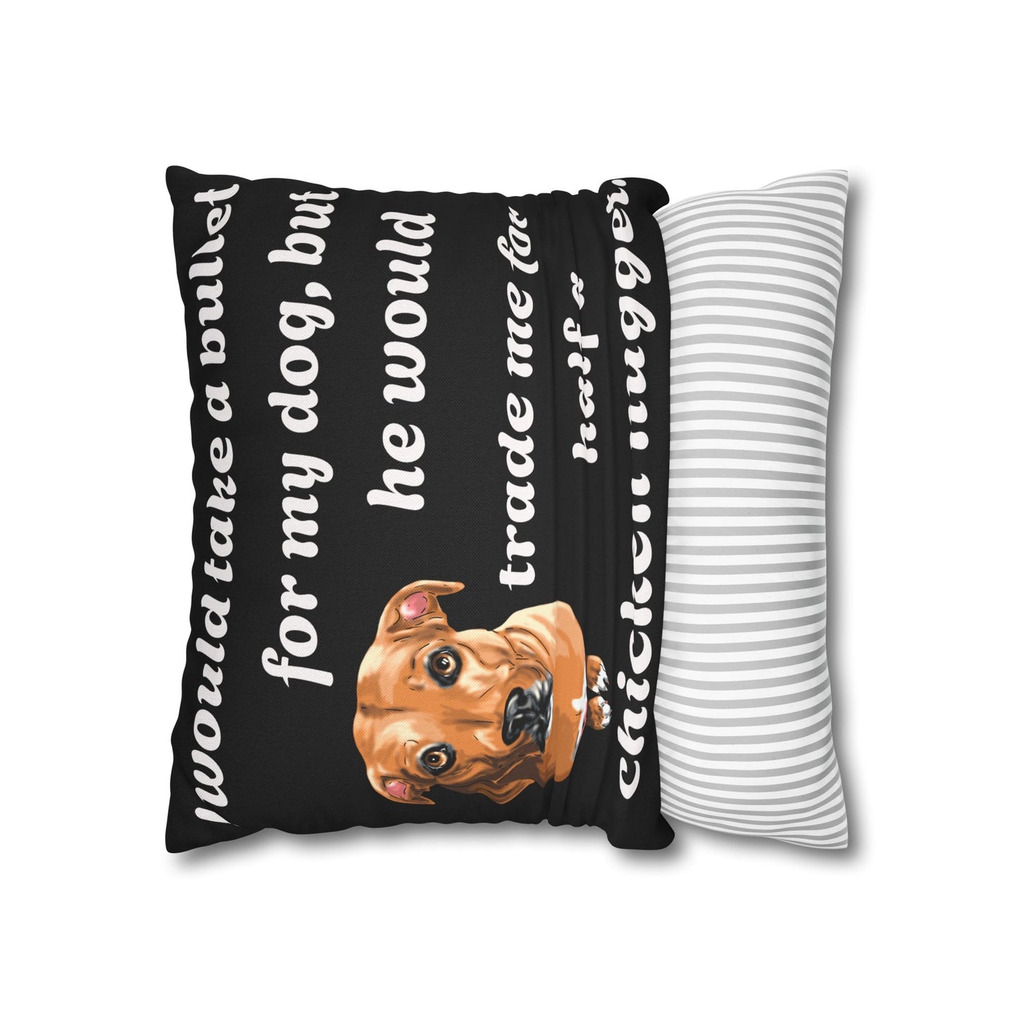 Bullet Spun Polyester Square Pillowcase
