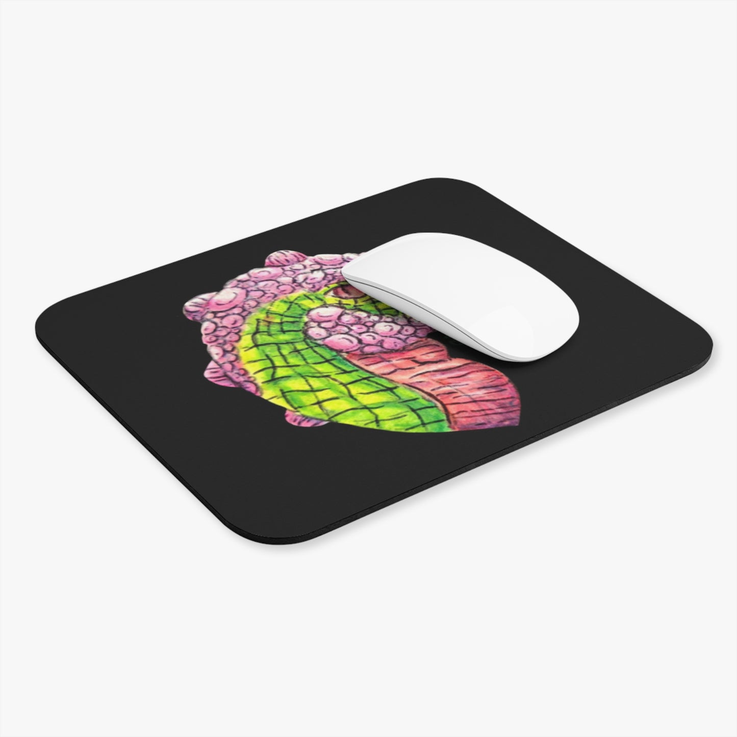 Dimetrodon Head Mouse Pad (Rectangle)