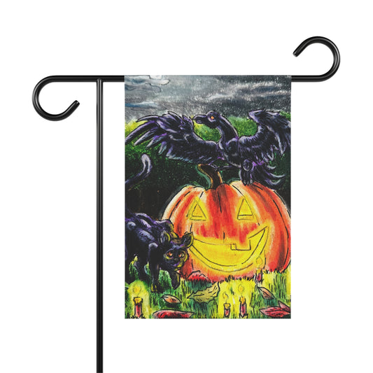 Halloween Garden & House Banner