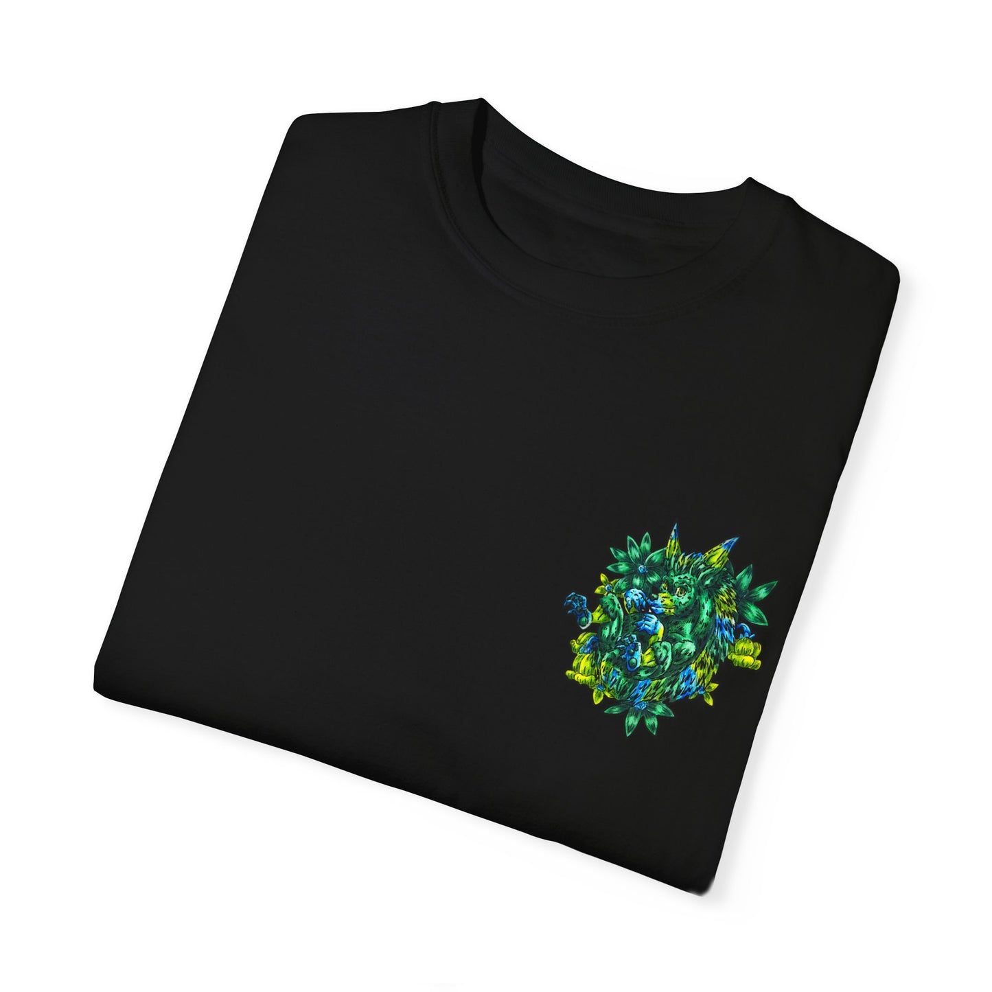 Clover the Hedgehog Unisex Garment-Dyed T-shirt