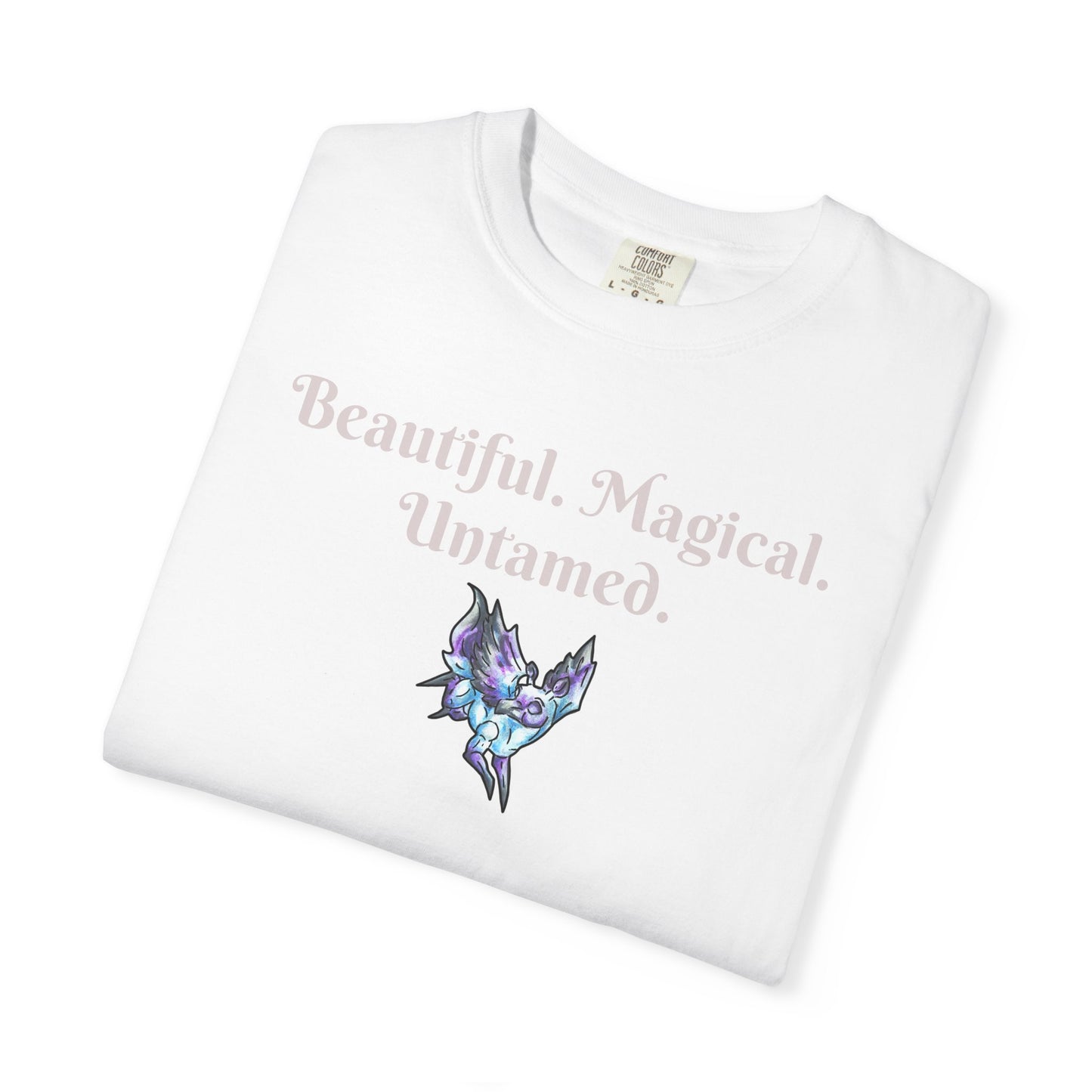 Chib Seleste the Peryton- Untamed- Fantasy Creature- White Deer Bird- T-shirt