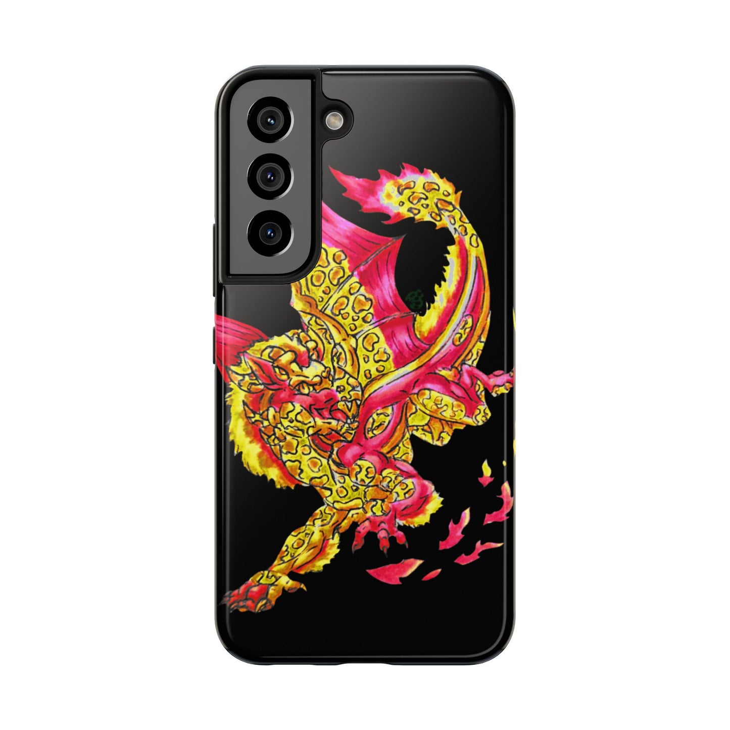 Cutesy Fire Dragon Fly Tough Phone Cases